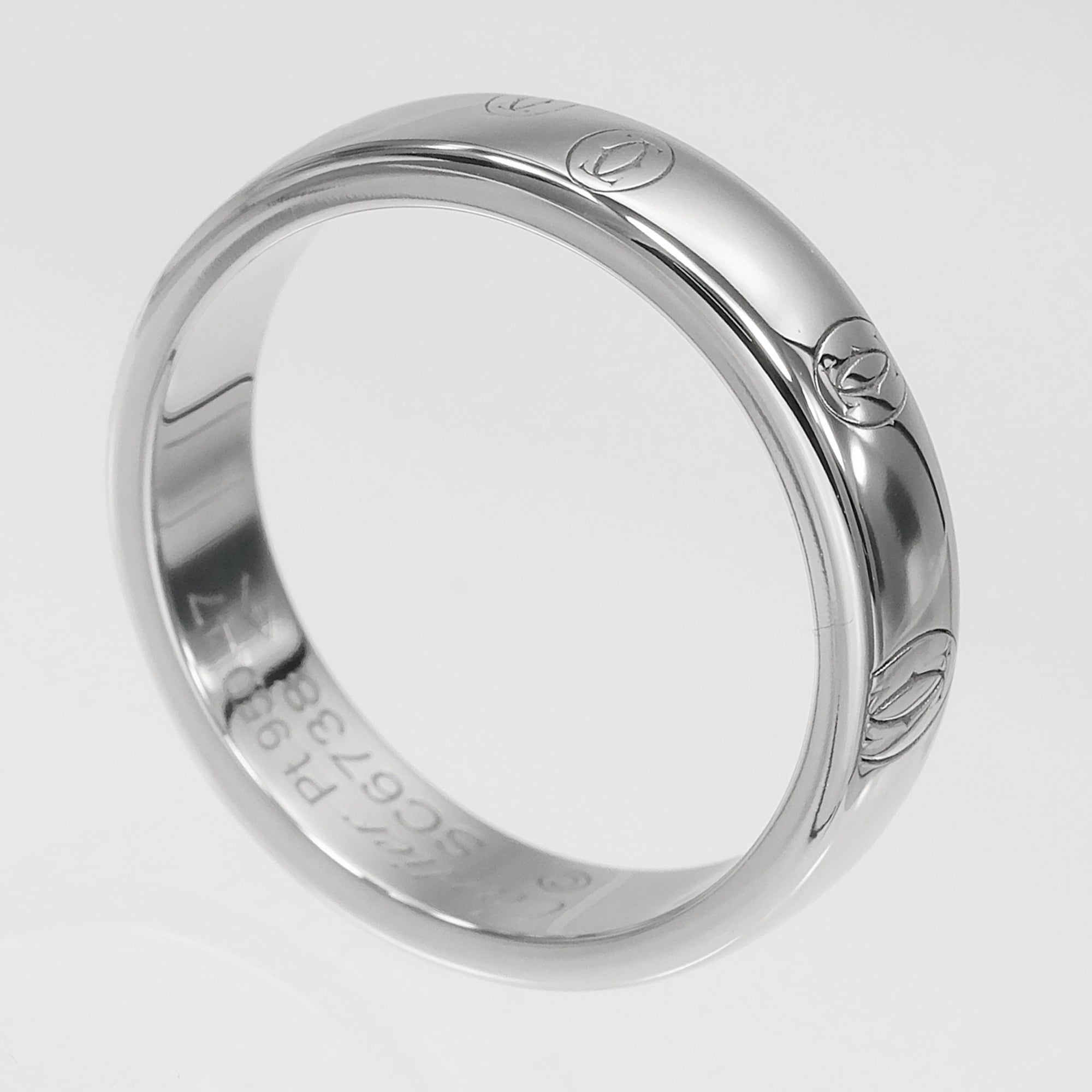 Cartier Platinum 950 Band Ring (Pre-Owned)