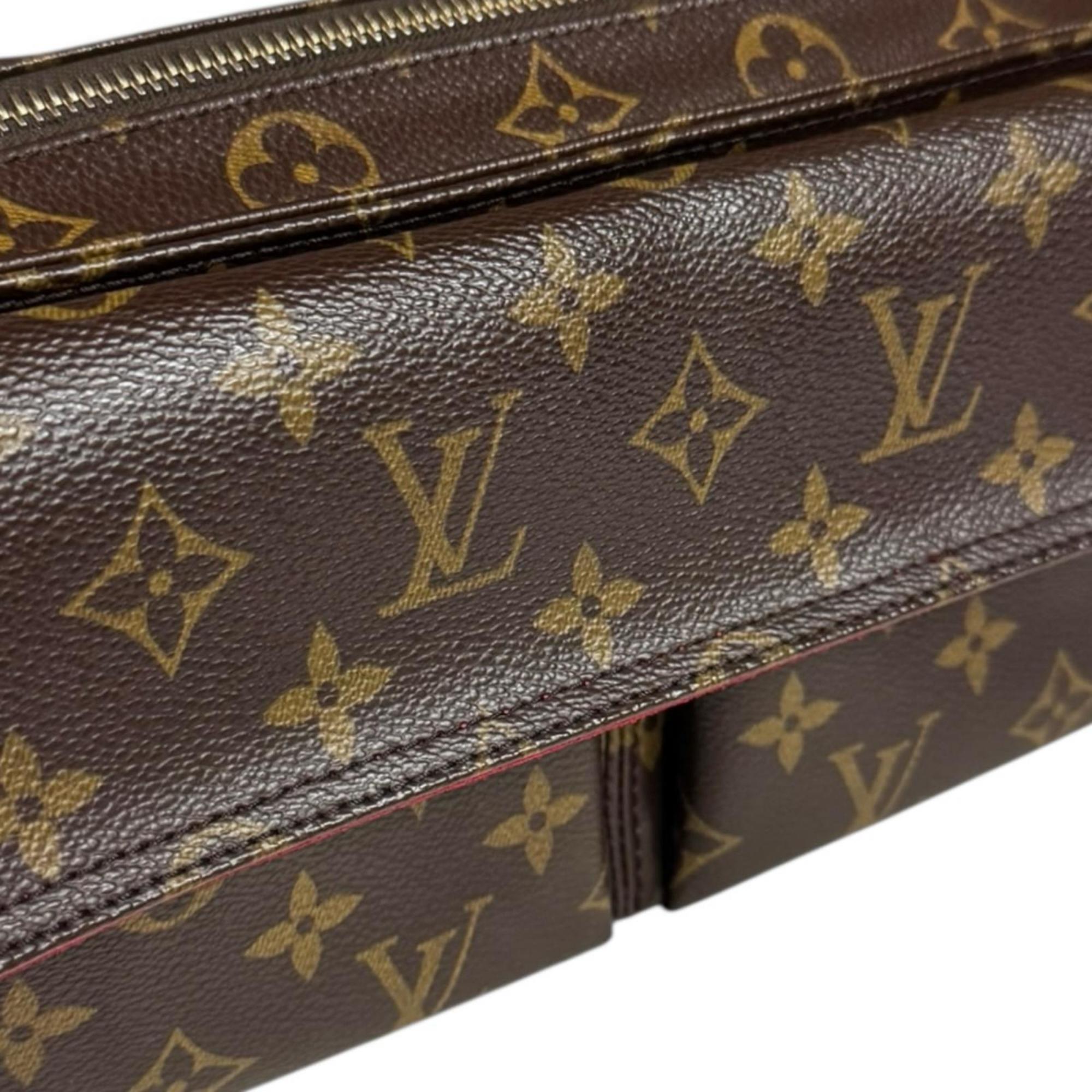 Louis Vuitton Brown Monogram Canvas Shoulder Bag (Pre-Owned)