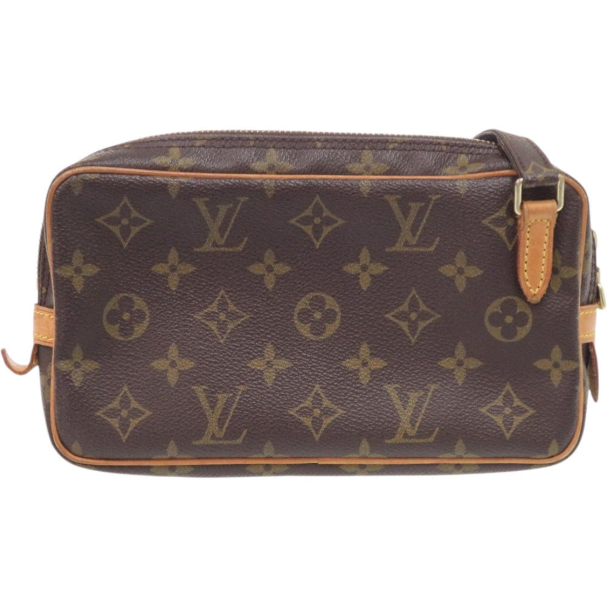 Louis Vuitton Brown Monogram Canvas Shoulder Bag (Pre-Owned)