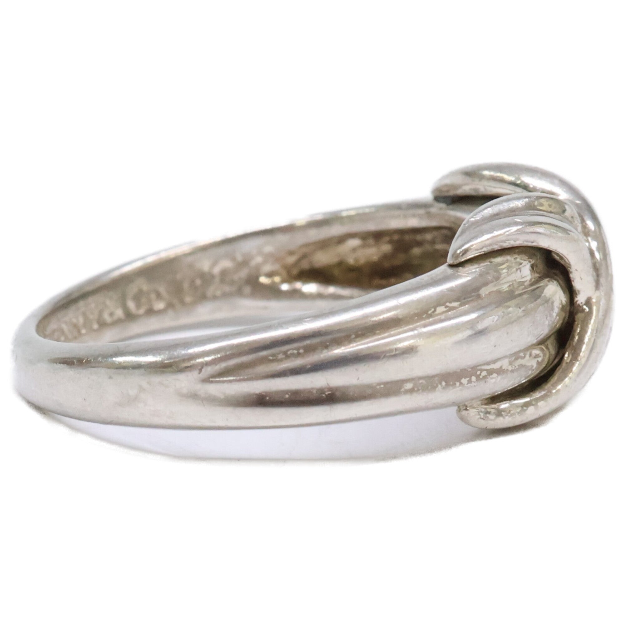 Tiffany Silver Silver 925 Band Ring (Pre-Owned)