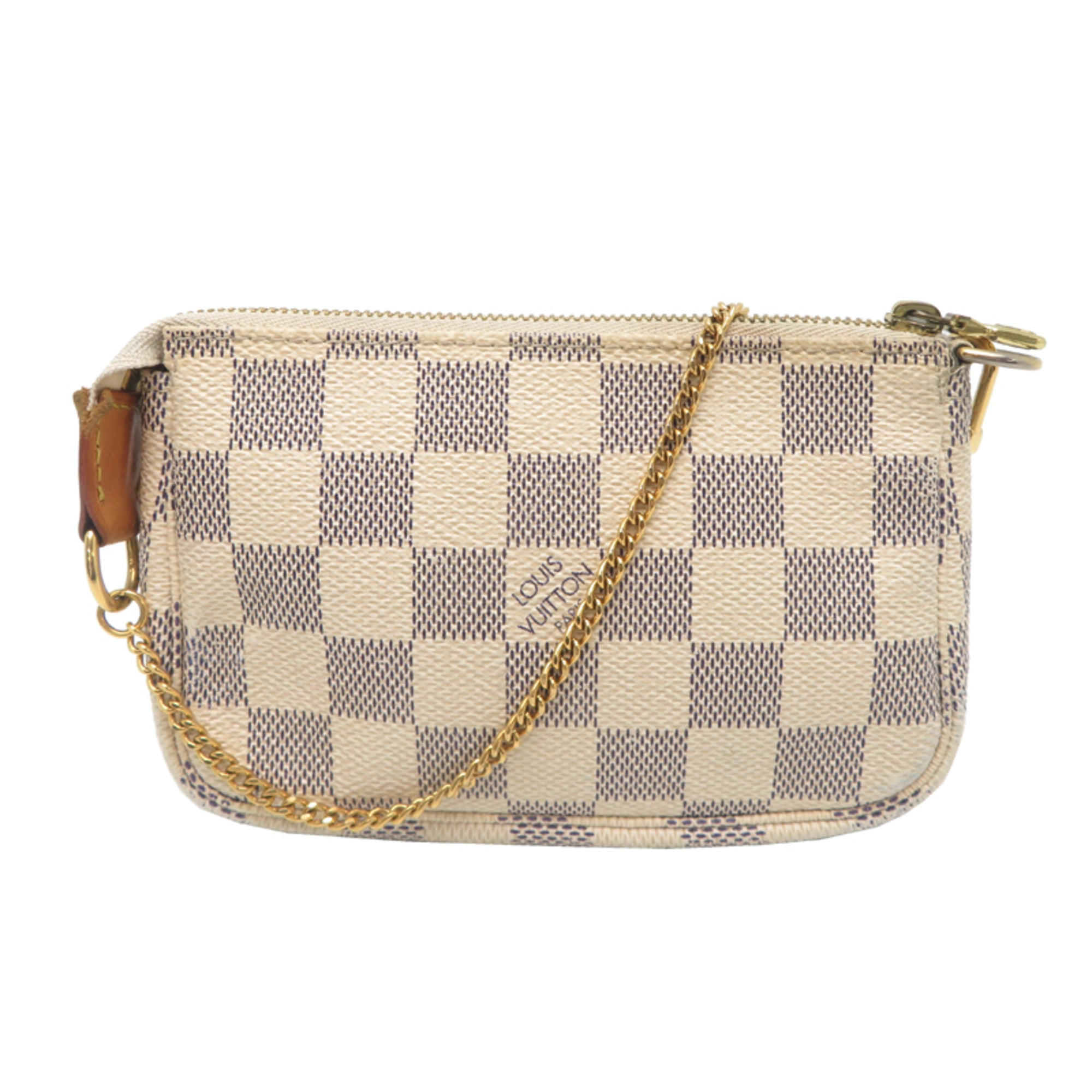 Louis Vuitton Damier Azur White Damier Azur Pochette (Pre-Owned)