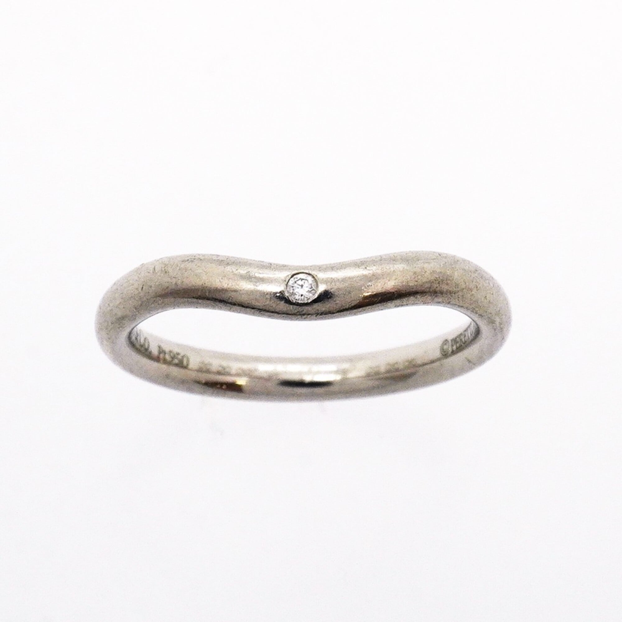 Tiffany Platinum 950 Band Ring (Pre-Owned)