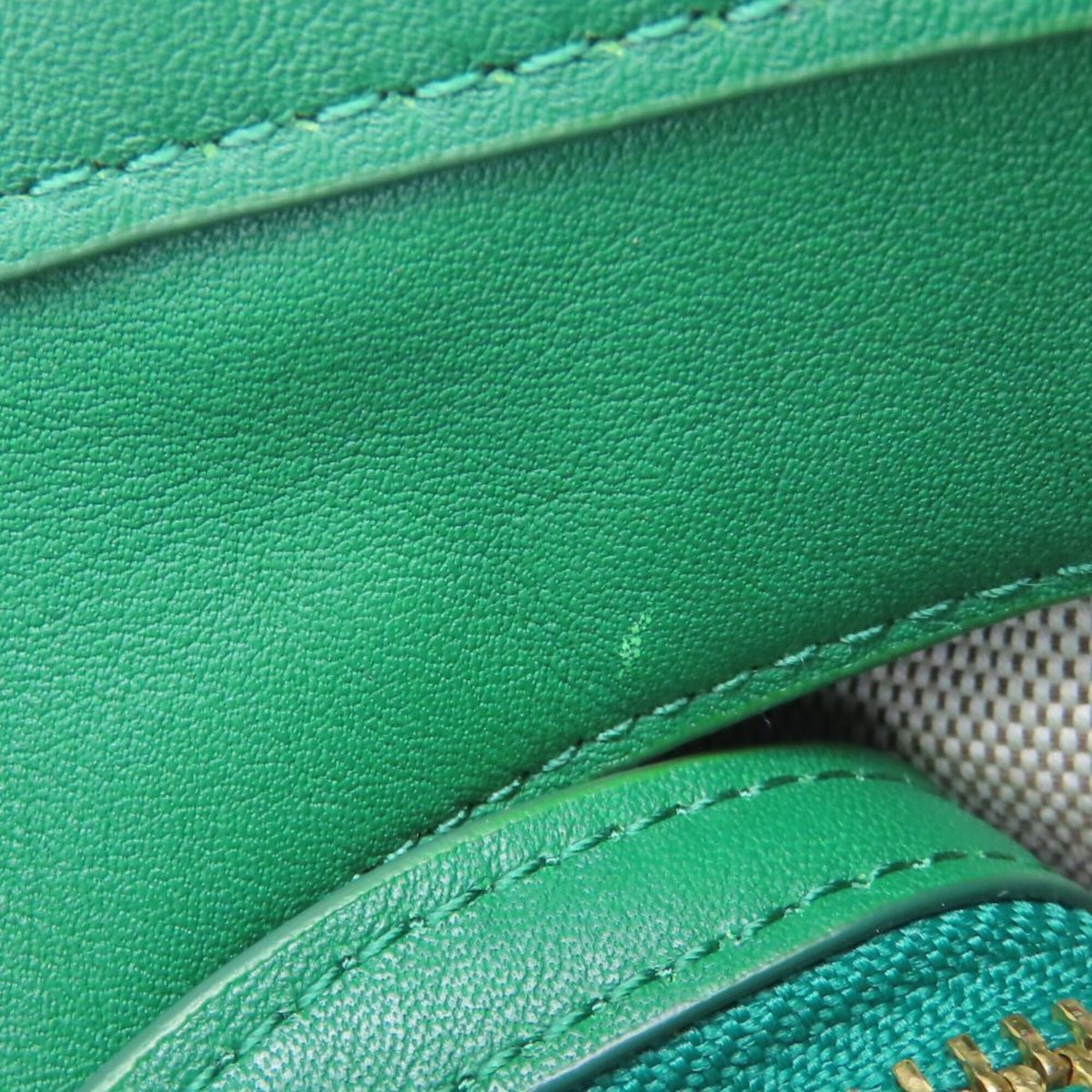 Coach Gray Green Leather Tote Bag (Pre-Owned)