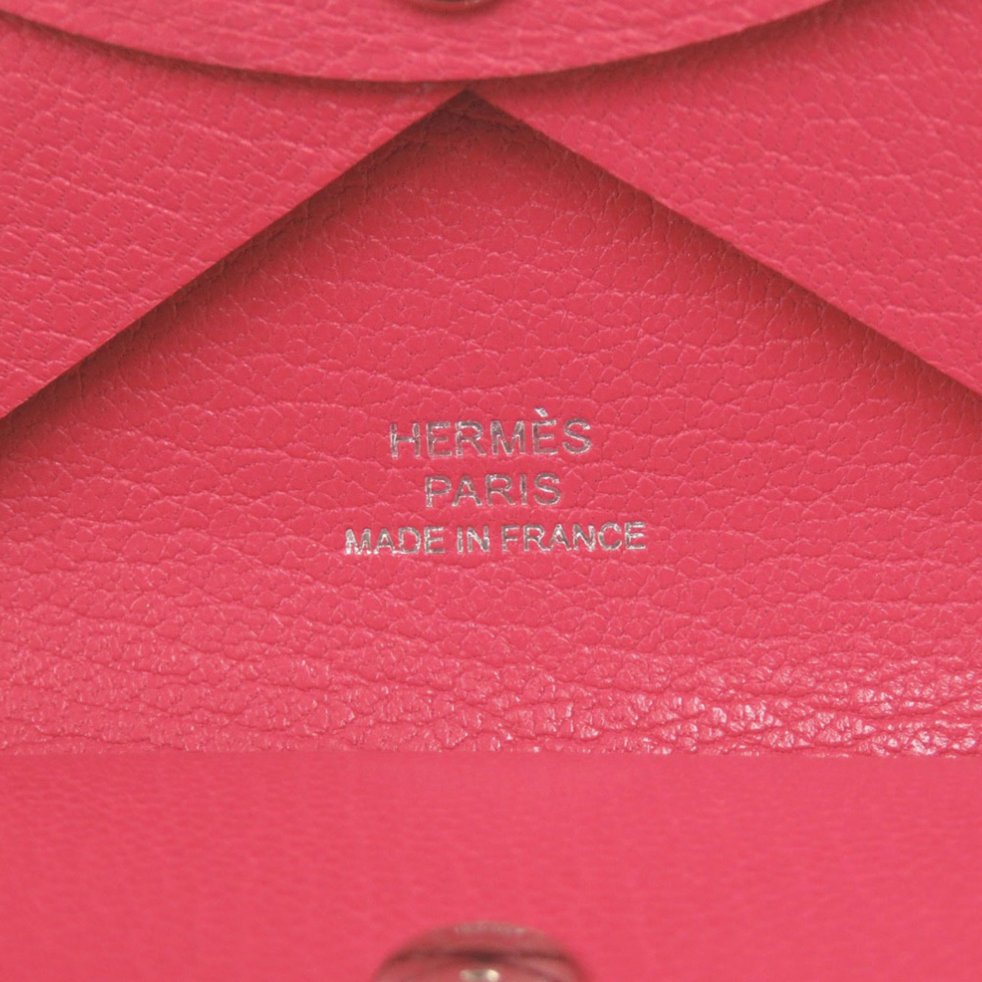 Hermes Chevre Myzore Leather Coin Purse/Coin Case (Pre-Owned)