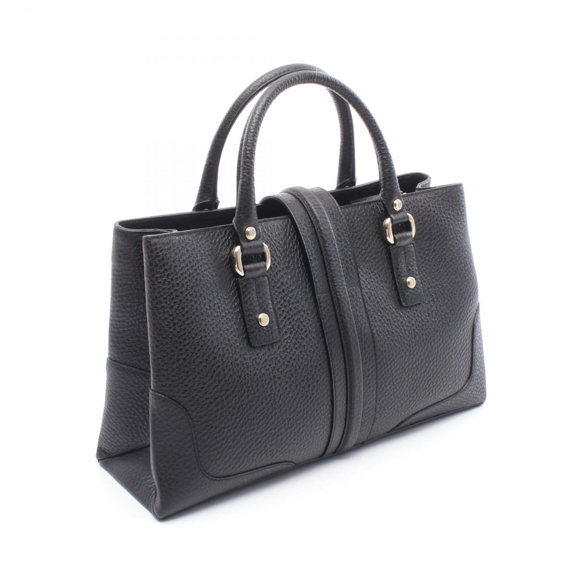 Gucci Black Leather Handbag (Pre-Owned)