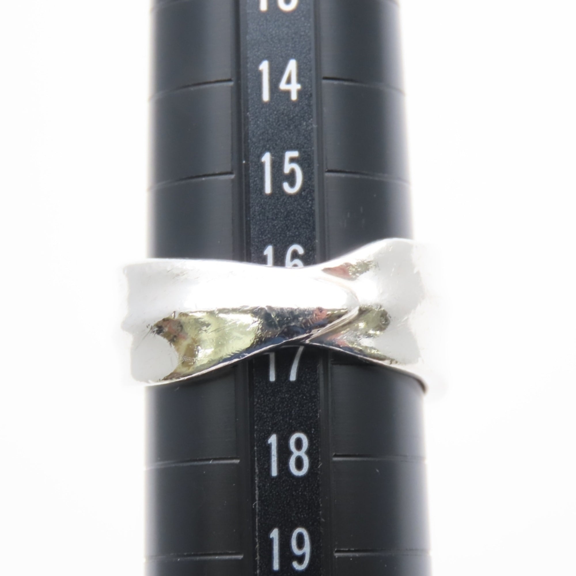 Tiffany Silver Silver 925 Band Ring (Pre-Owned)