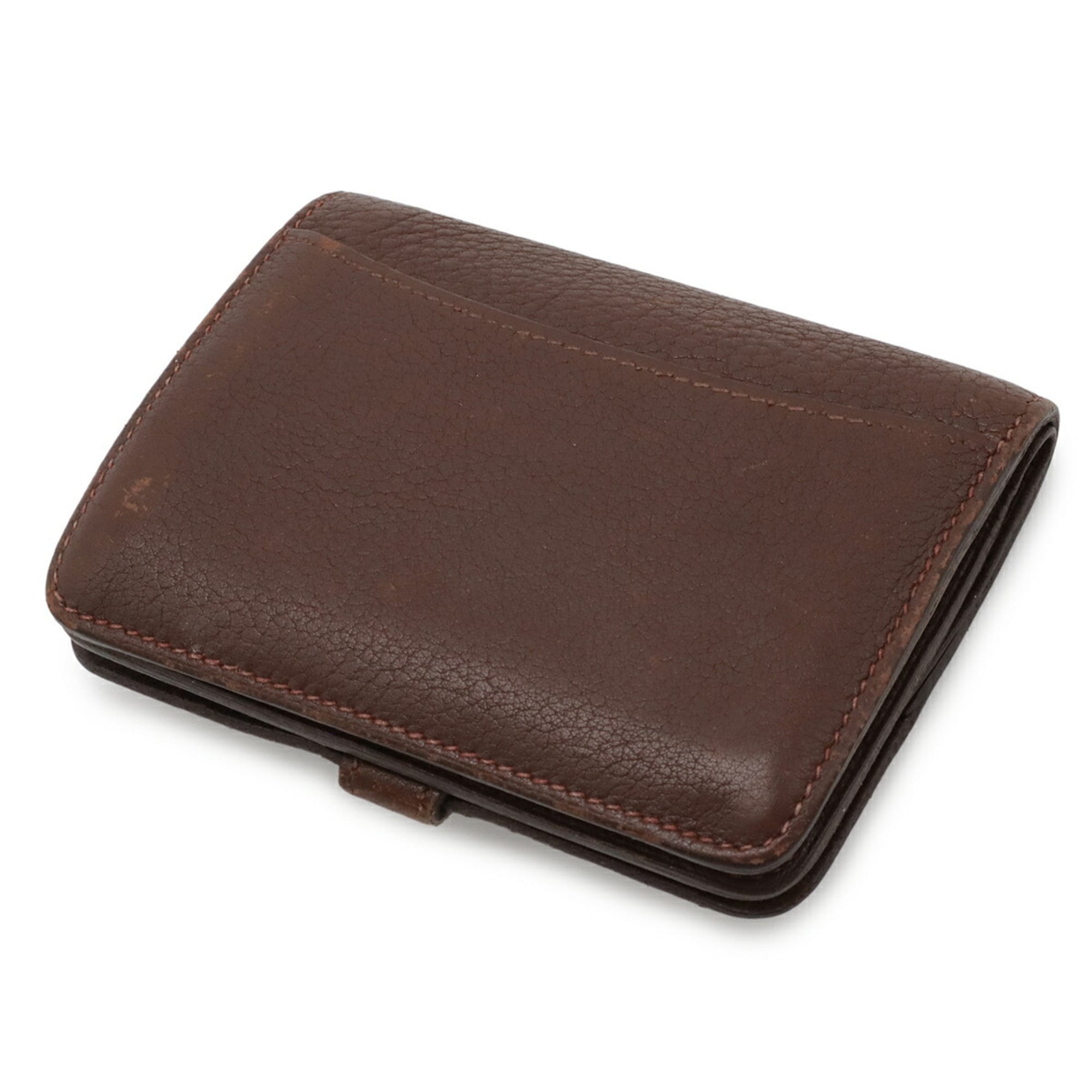 Hermes Dogon Brown Togo Leather Coin Purse/Coin Case (Pre-Owned)