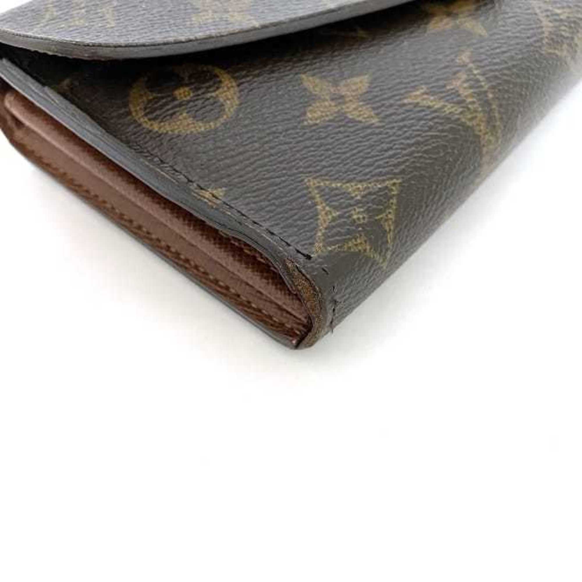 Louis Vuitton Monogram Brown Galle Monogram Monogram Long Wallet (Bi-Fold) (Pre-Owned)