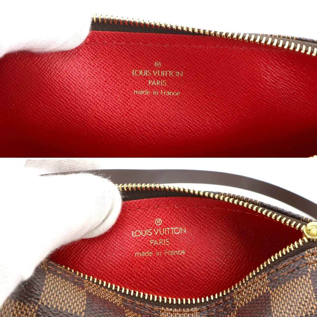 Louis Vuitton Brown Damier Canvas Ebene Damier Canvas Handbag (Pre-Owned)