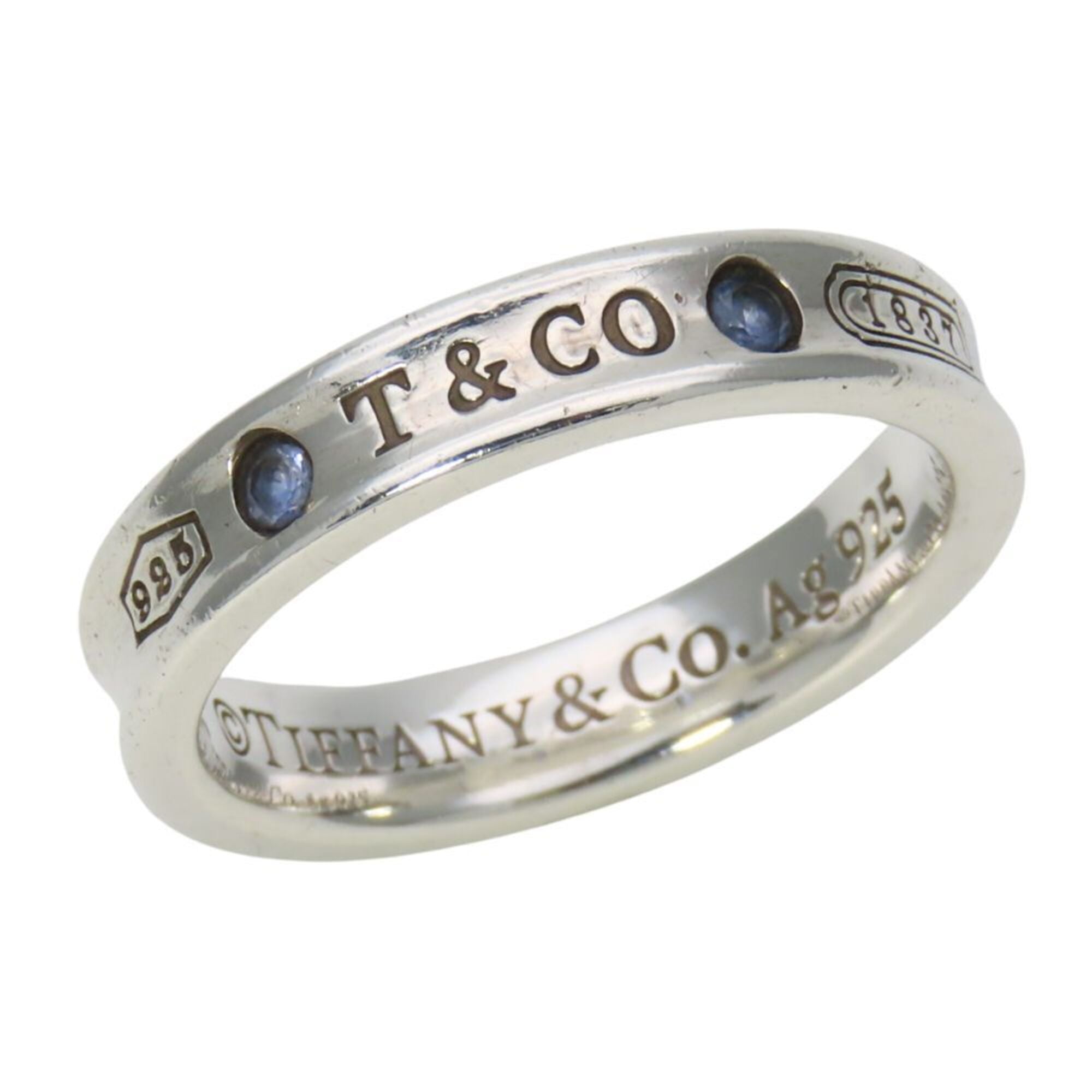 Tiffany Silver Silver 925 Band Ring (Pre-Owned)