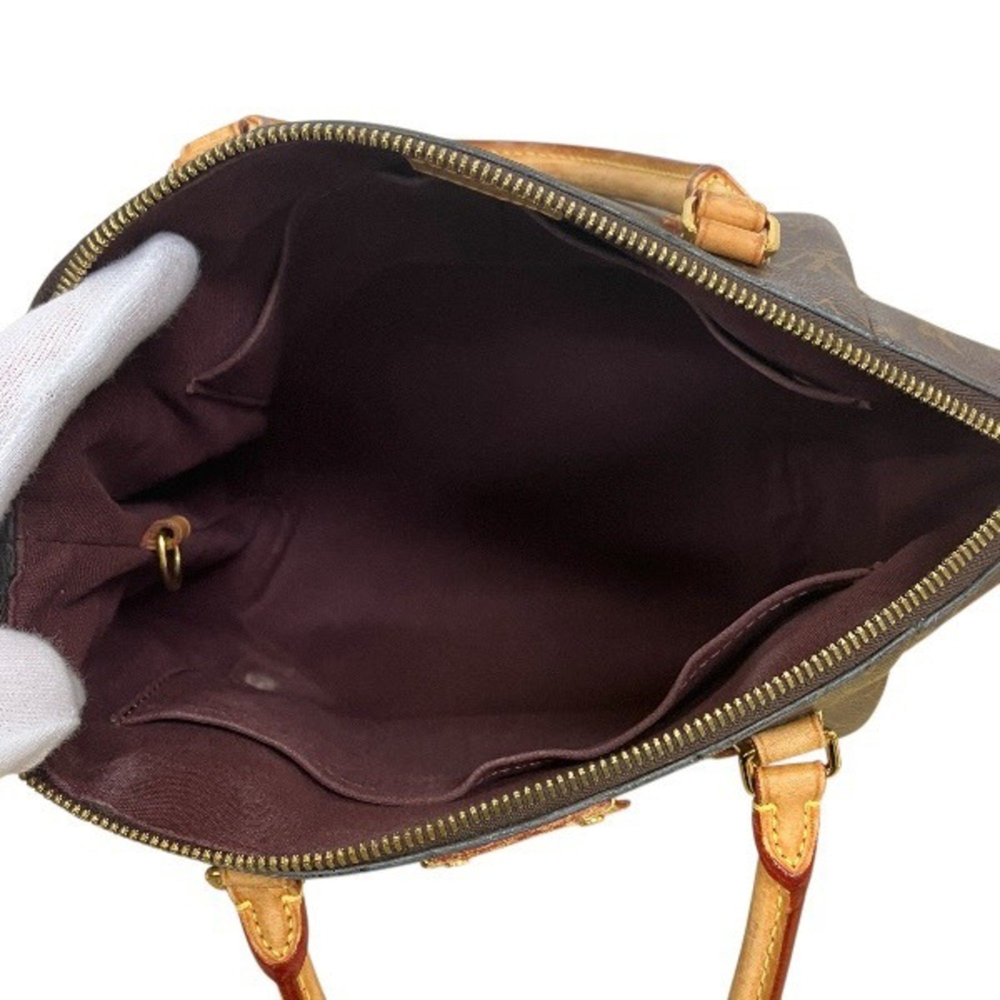 Louis Vuitton Brown Monogram Handbag Shoulder Bag (Pre-Owned)