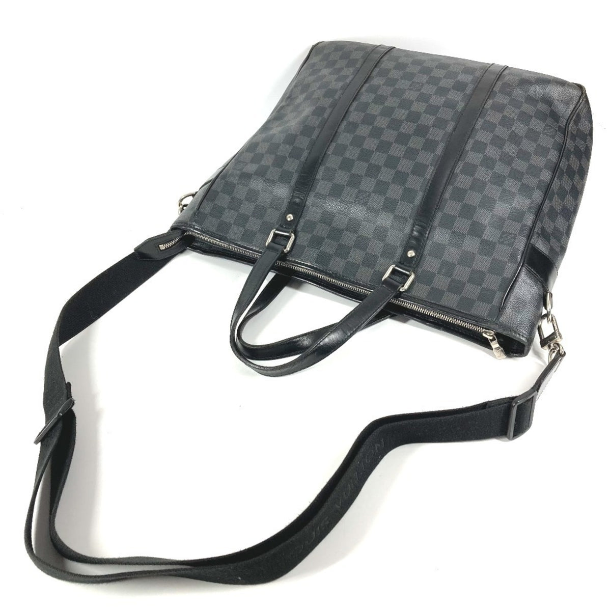 Louis Vuitton Damier Graphite Black Damier Graphite Shoulder Bag Tote Bag (Pre-Owned)