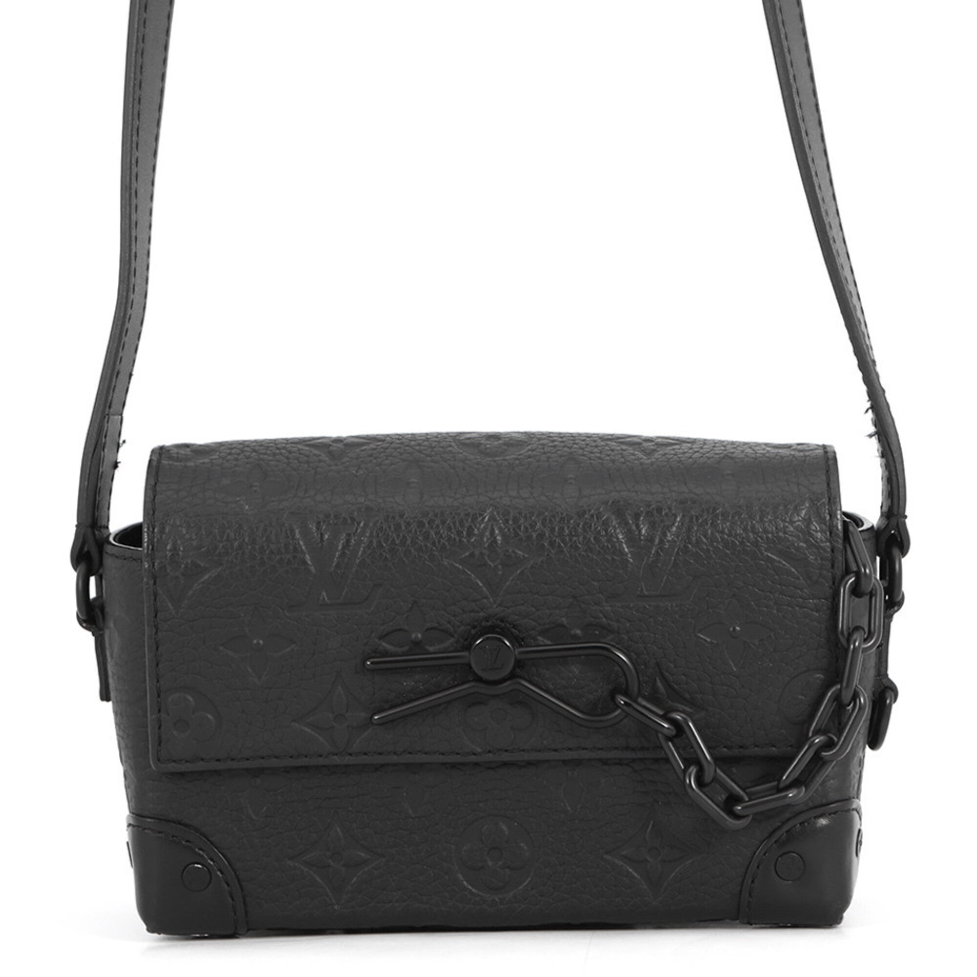Louis Vuitton Black Noir Monogram Leather Long Wallet (Bi-Fold) (Pre-Owned)