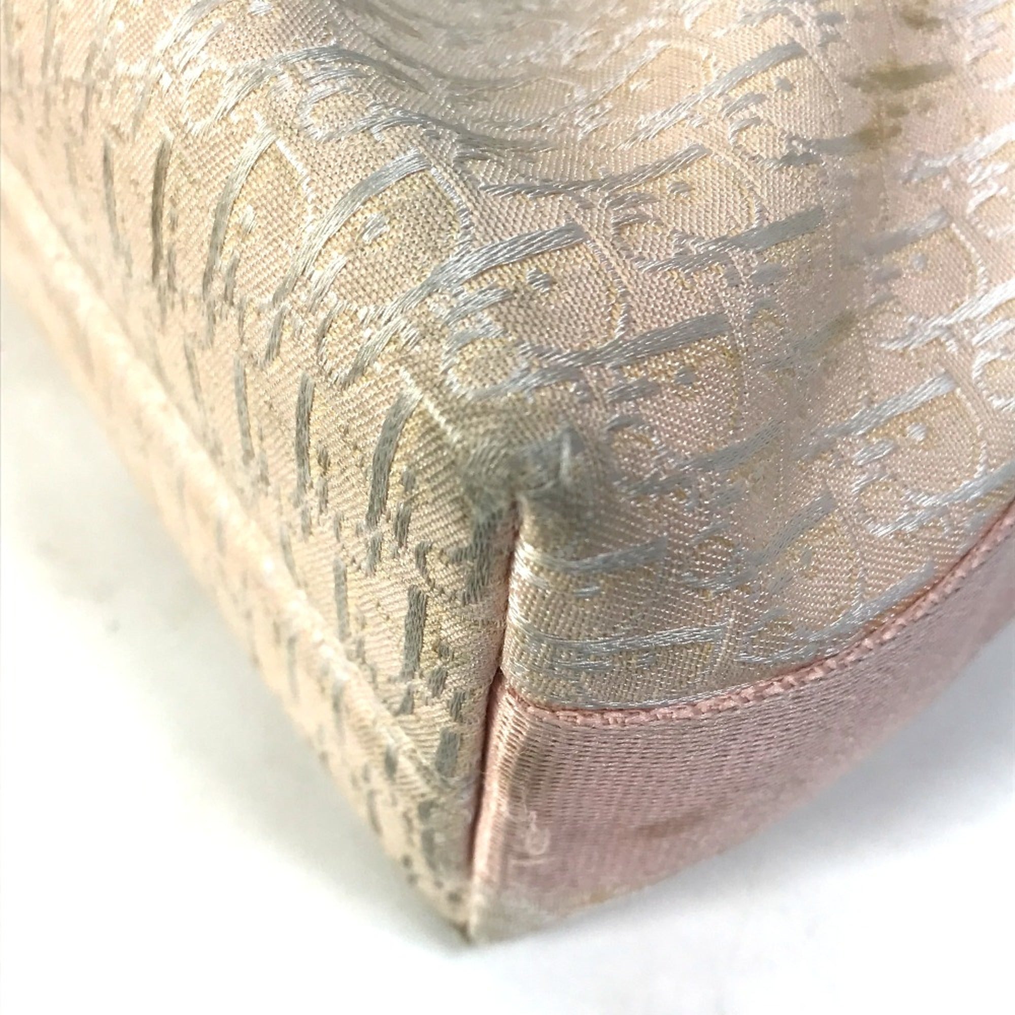 Christian Dior Pink Cloth Shoulder Bag (Pre-Owned)