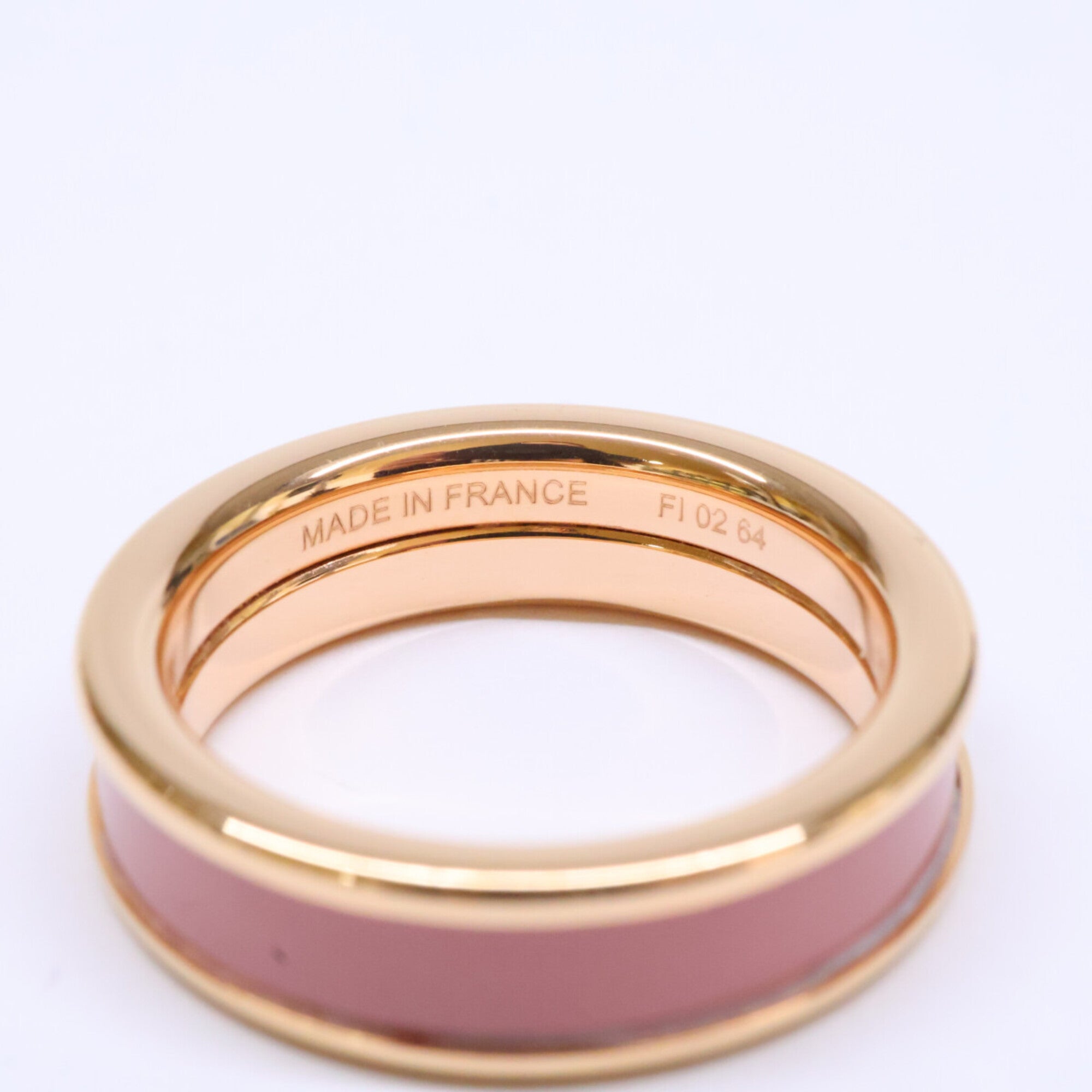 Hermes Rose Gold Metal Band Ring (Pre-Owned)