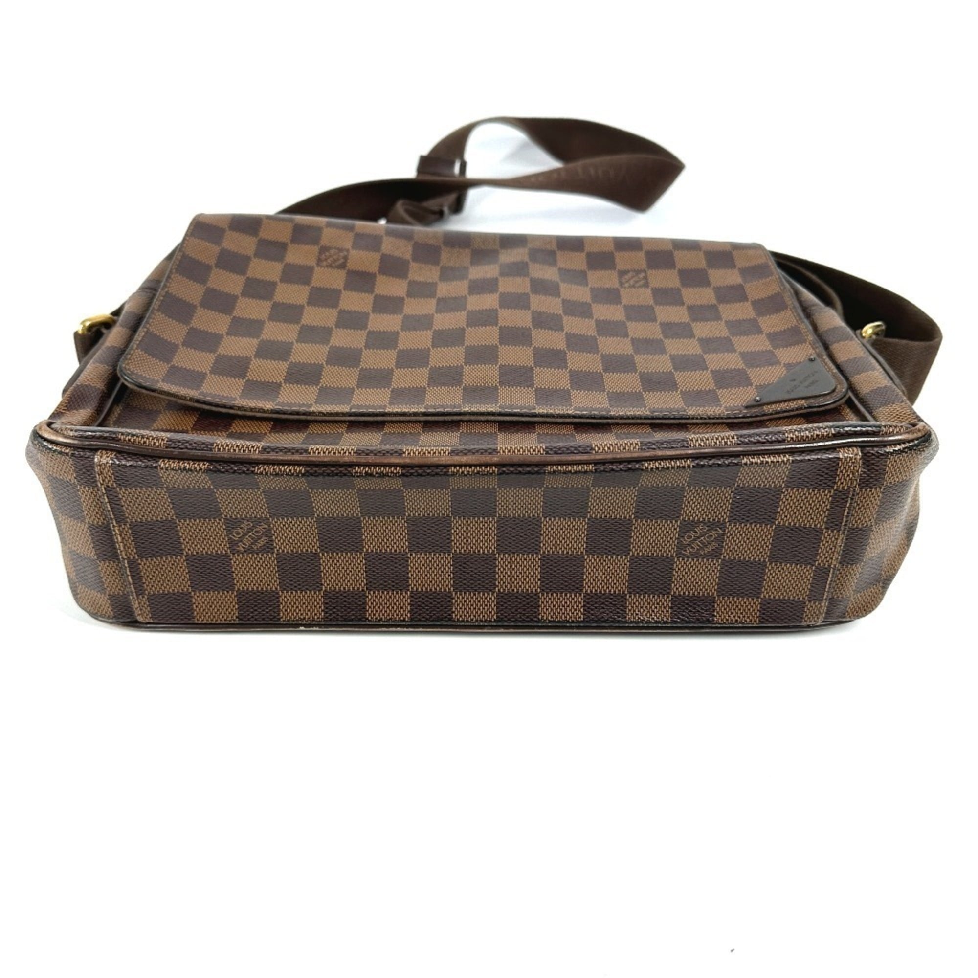 Louis Vuitton Brown Damier Canvas Messenger Bag Shoulder Bag (Pre-Owned)