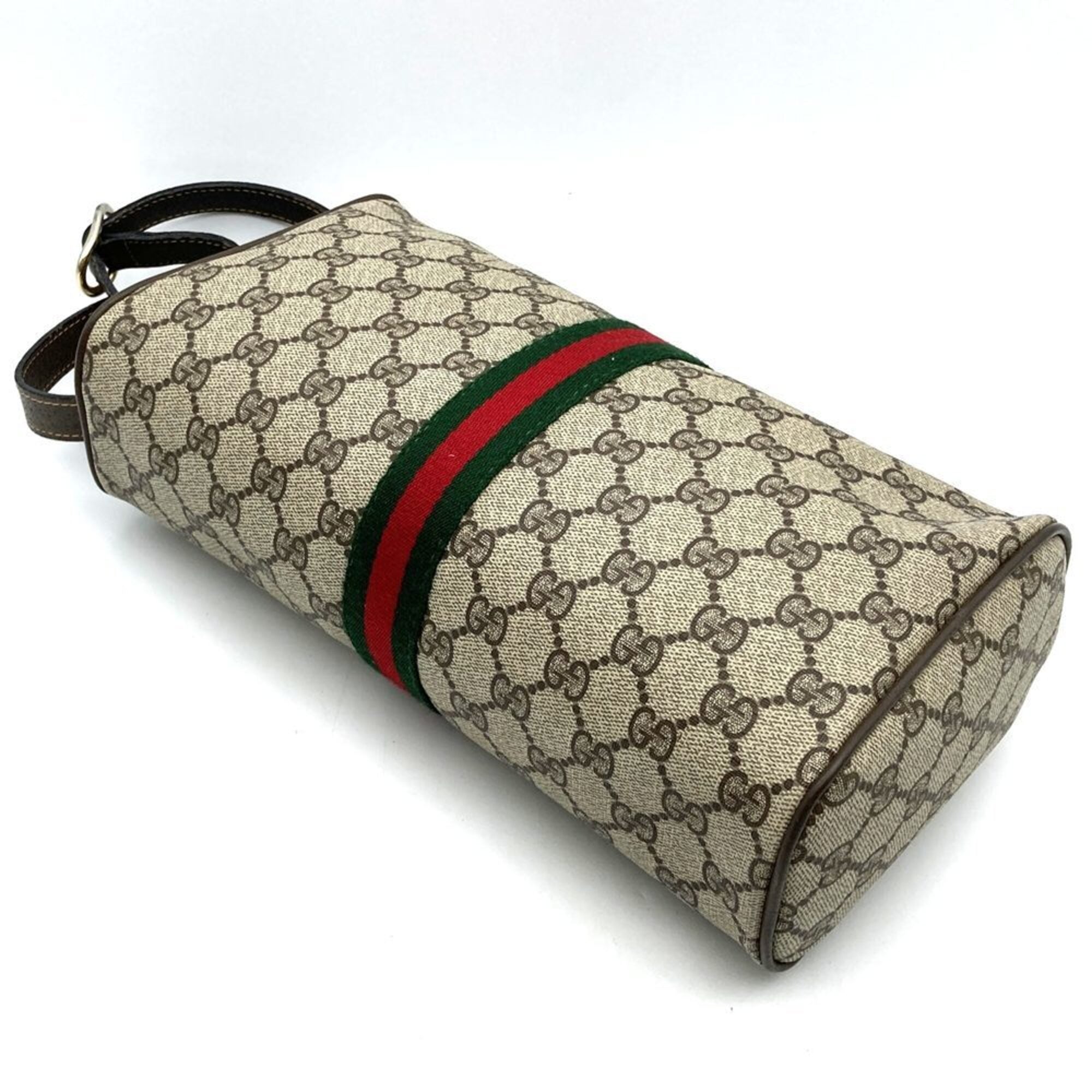 Gucci Brown Gg Supreme Canvas Shoulder Bag (Pre-Owned)