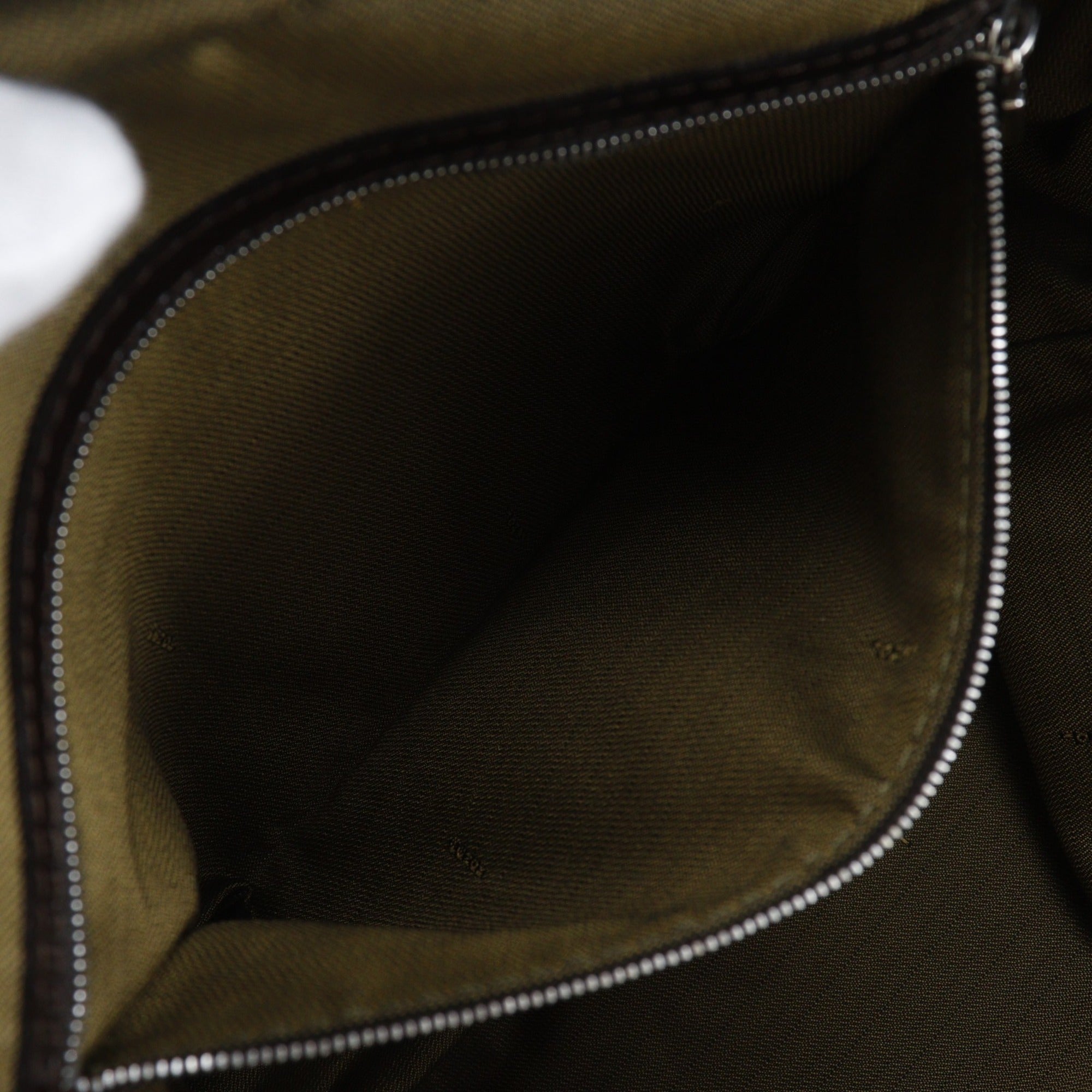 Fendi Zucca Brown Nylon Canvas Briefcase (Pre-Owned)