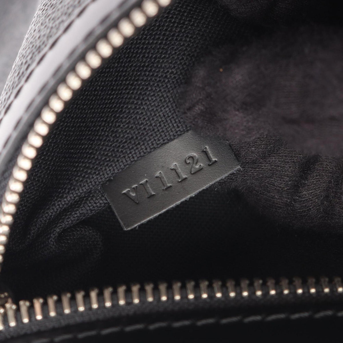 Louis Vuitton Black Coated Canvas Pvc Damier Graphite Leather Handbag Shoulder Bag (Pre-Owned)