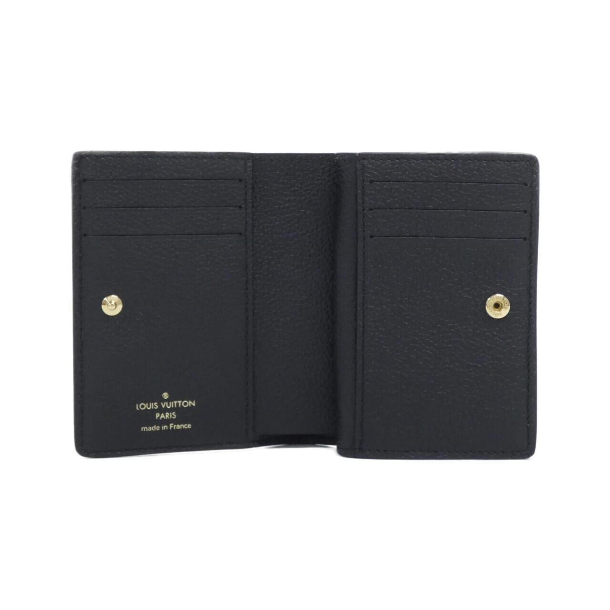 Louis Vuitton Black Leather Wallet (Bi-Fold) (Pre-Owned)