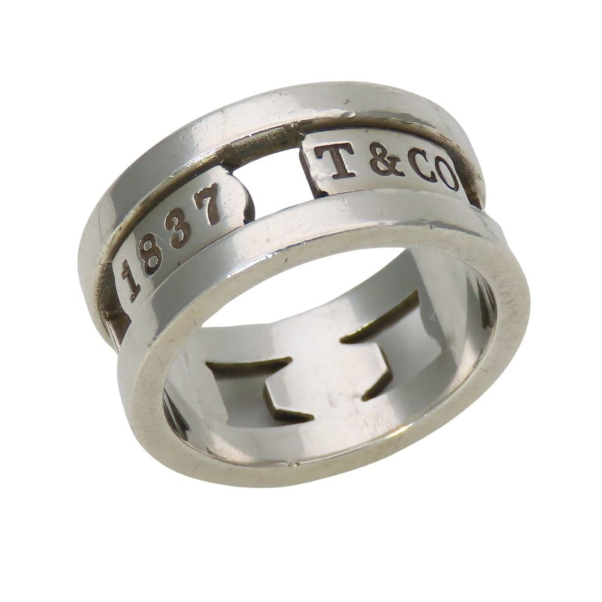 Tiffany Silver Silver 925 Band Ring (Pre-Owned)