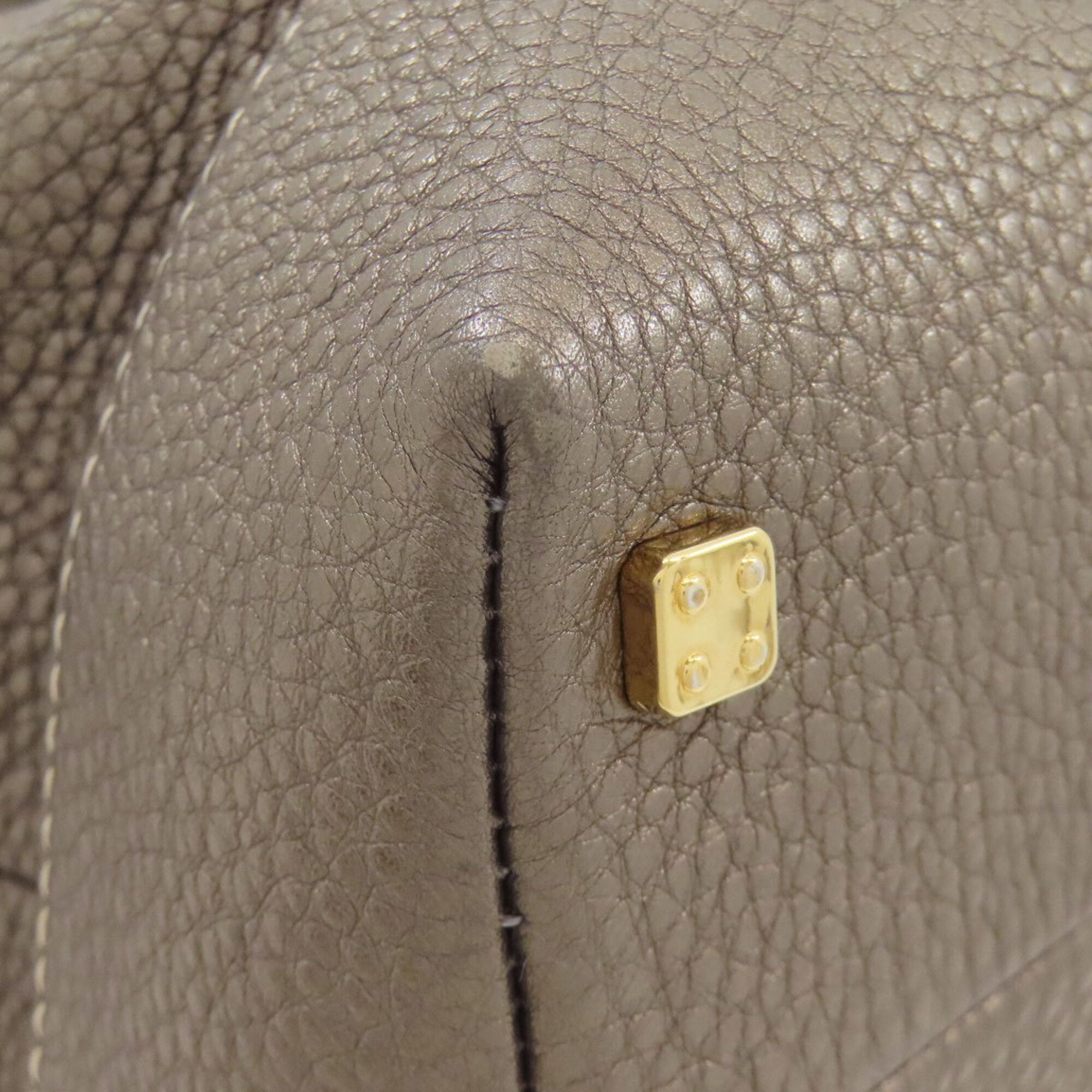 Loewe Bronze Leather Handbag (Pre-Owned)