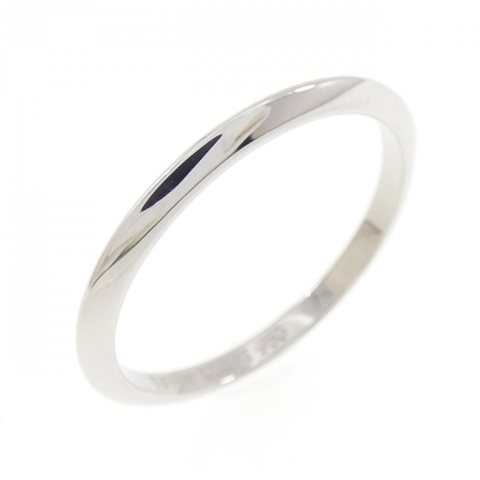 Tiffany Platinum Platinum 950 Band Ring (Pre-Owned)
