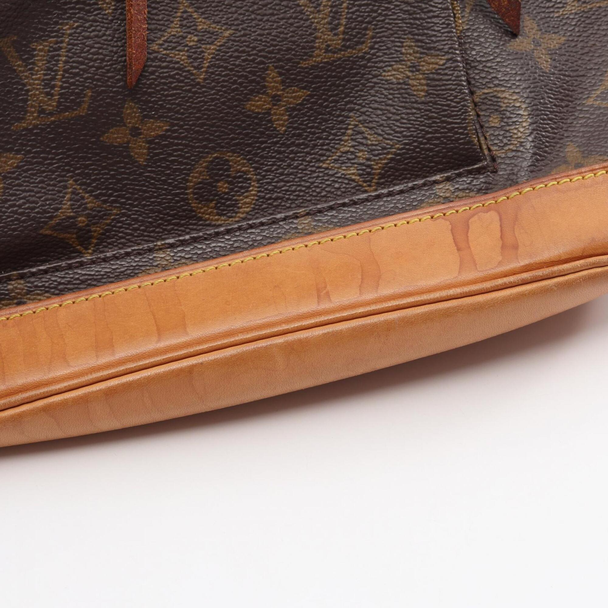 Louis Vuitton Brown Monogram Pvc Coated Canvas Leather Backpack (Pre-Owned)