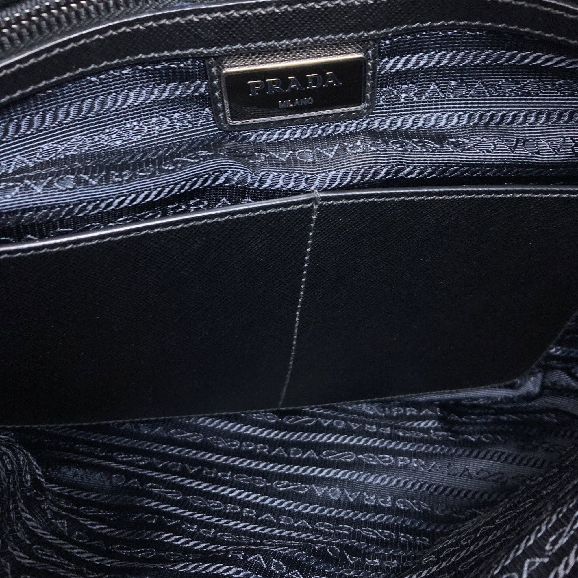 Prada Black Nylon Shoulder Bag (Pre-Owned)