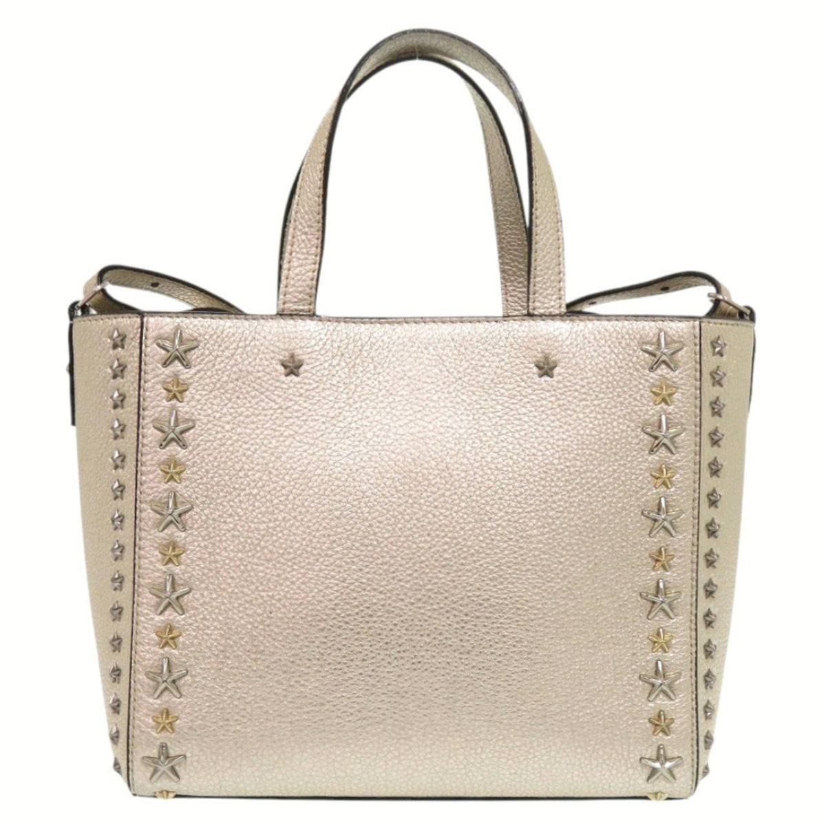 Jimmy Choo Gold Leather Handbag (Pre-Owned)