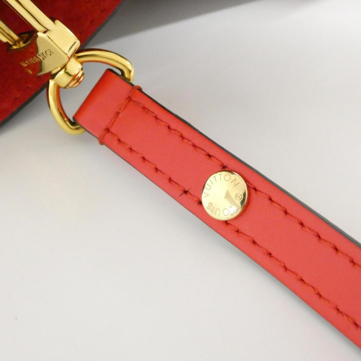 Louis Vuitton Monogram Coquelicots Marron Coated Canvas Shoulder Bag (Pre-Owned)