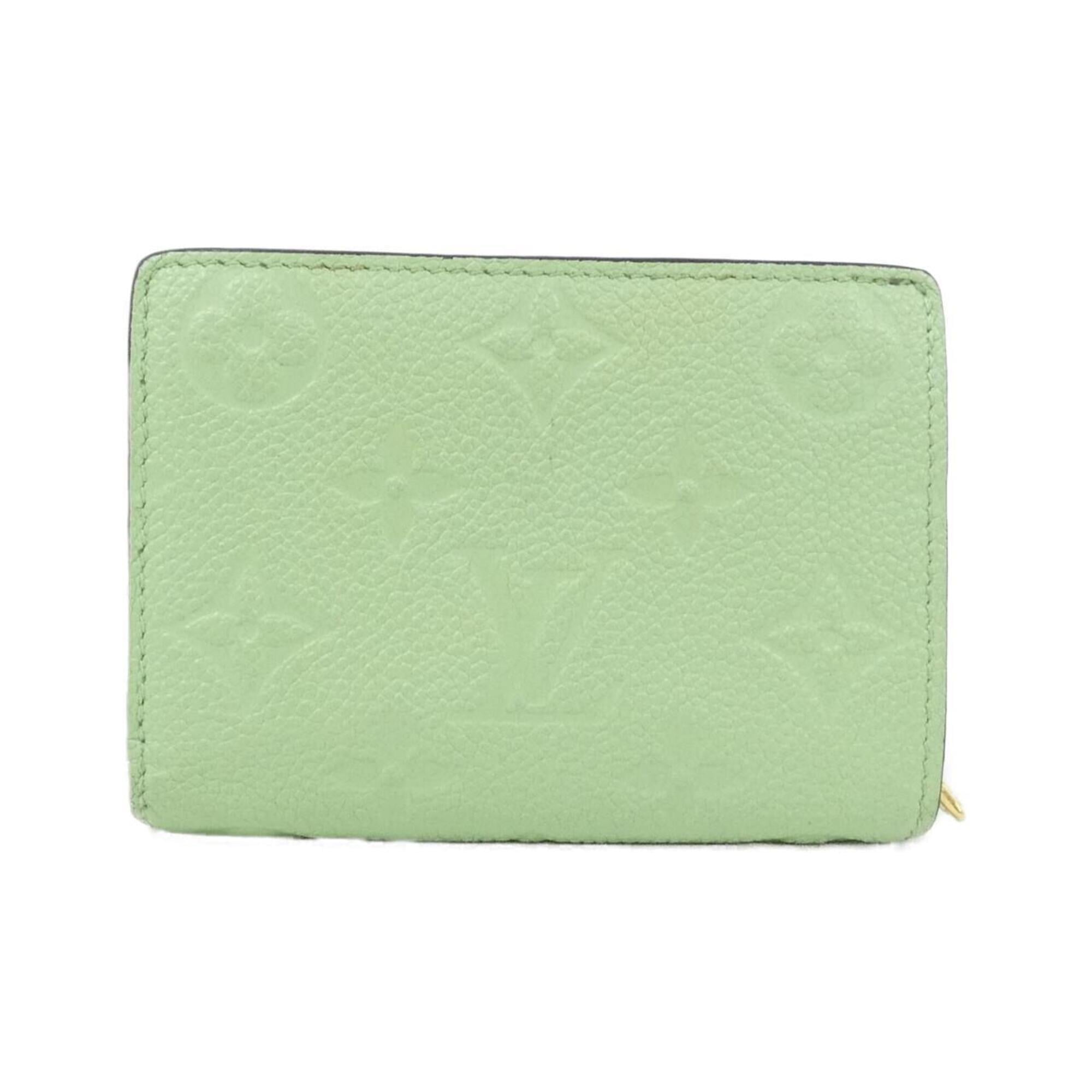 Louis Vuitton Green Leather Wallet (Bi-Fold) (Pre-Owned)