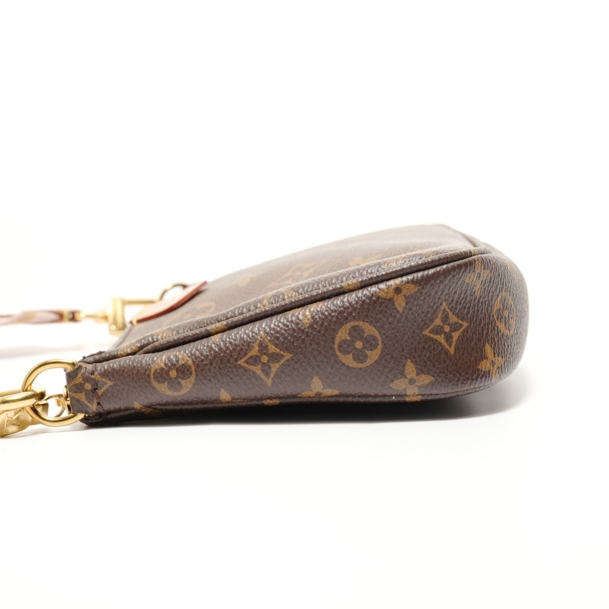 Louis Vuitton Monogram Brown Monogram Pochette Shoulder Bag (Pre-Owned)