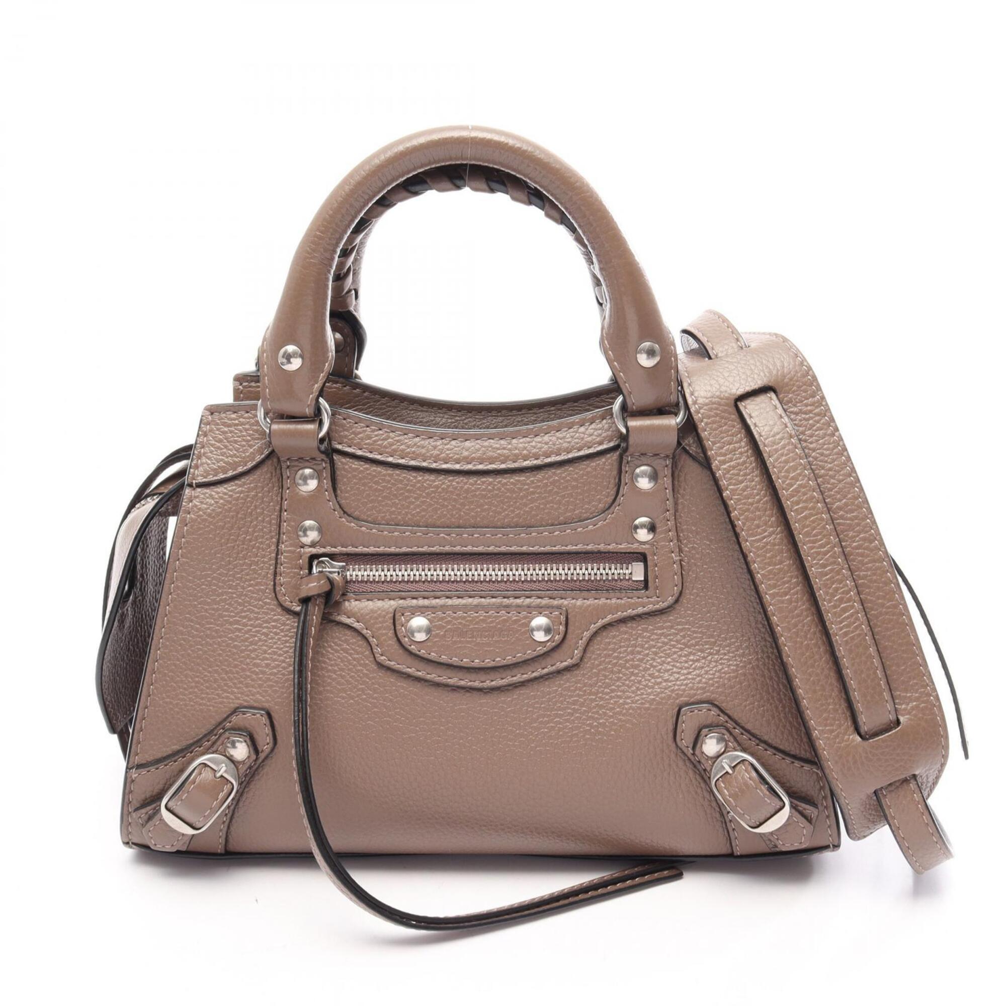 Balenciaga Brown Leather Handbag (Pre-Owned)