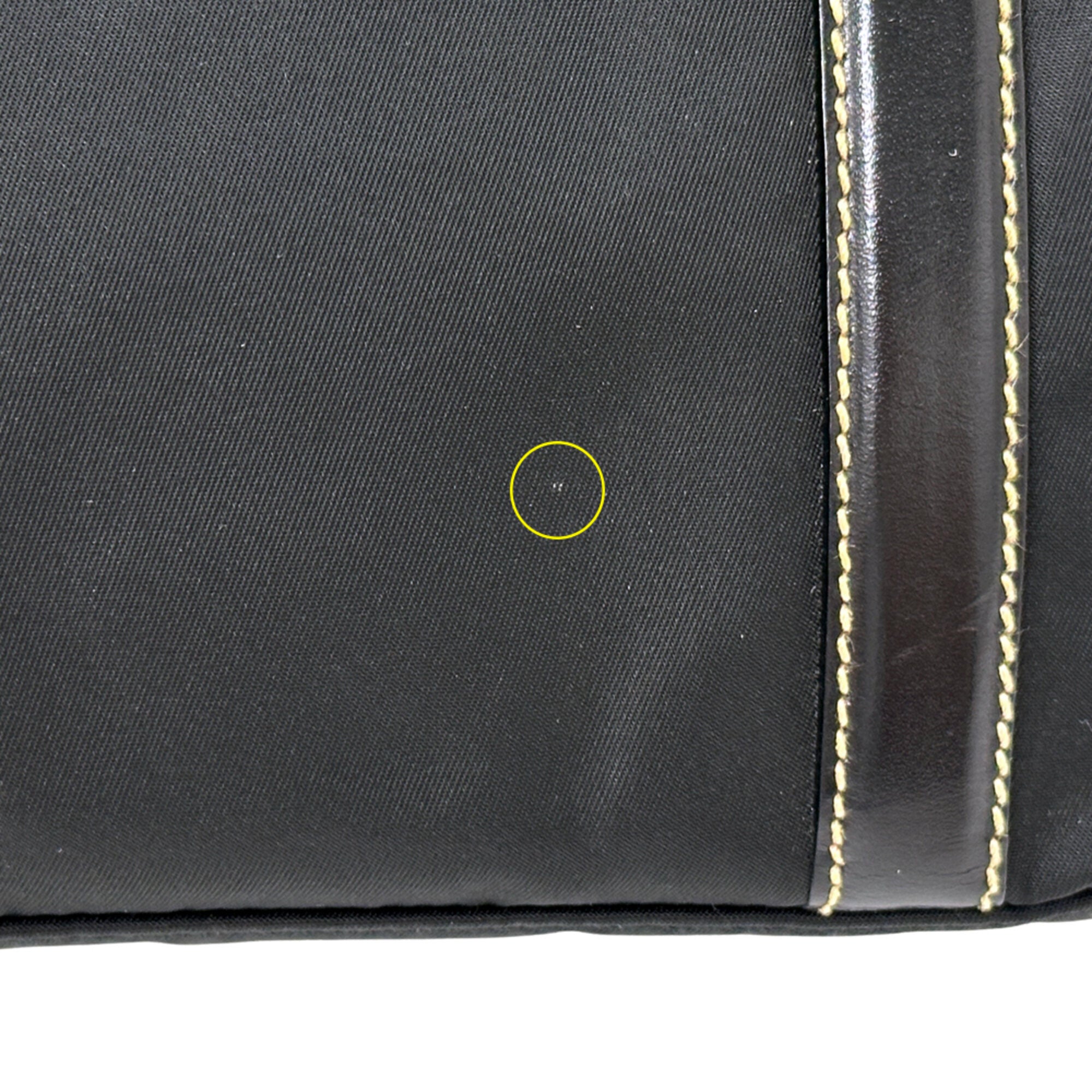 Prada Black Nylon Handbag Shoulder Bag (Pre-Owned)
