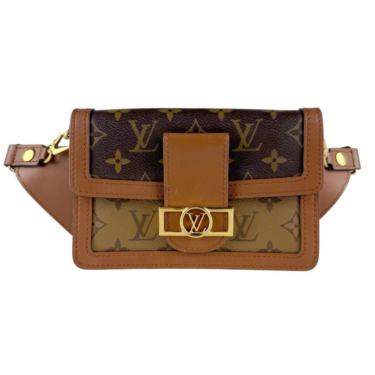 Louis Vuitton Brown Monogram Reverse Monogram Reverse Fanny Pack (Pre-Owned)