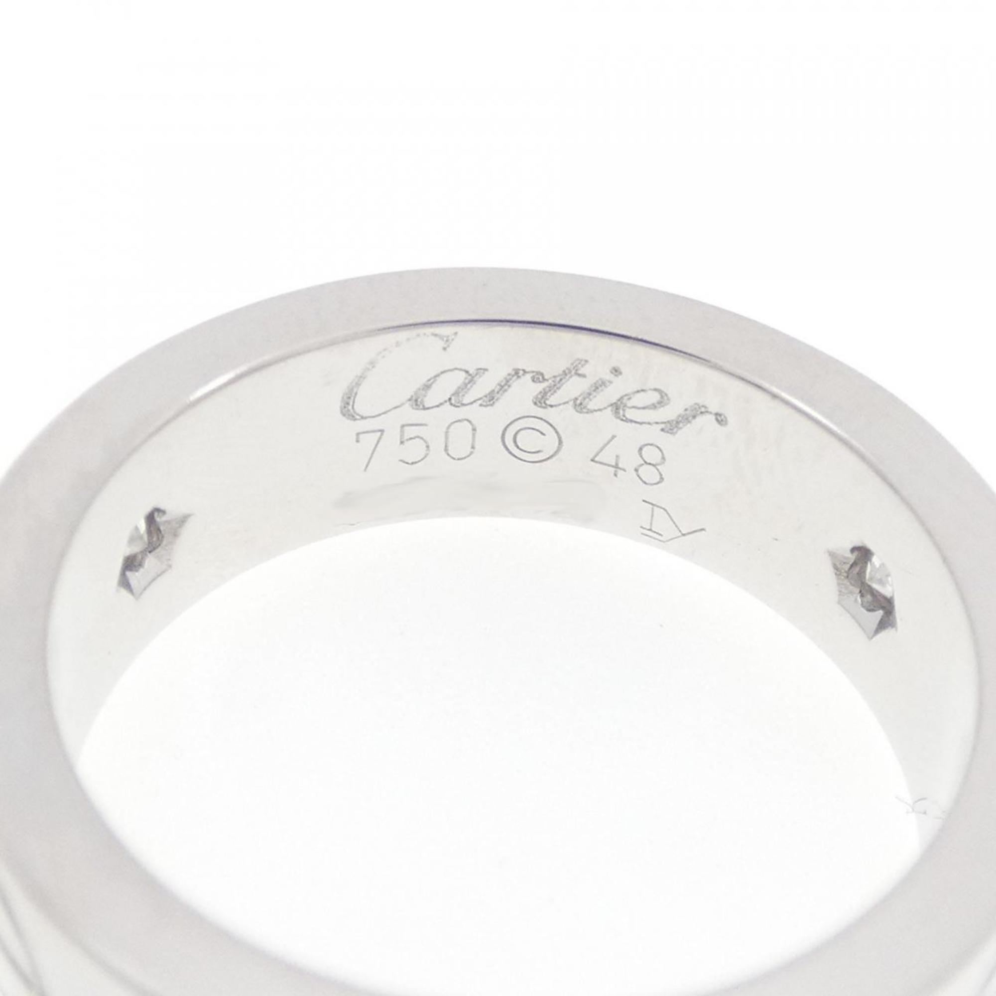 Cartier White Gold White Gold (18K) Band Ring (Pre-Owned)