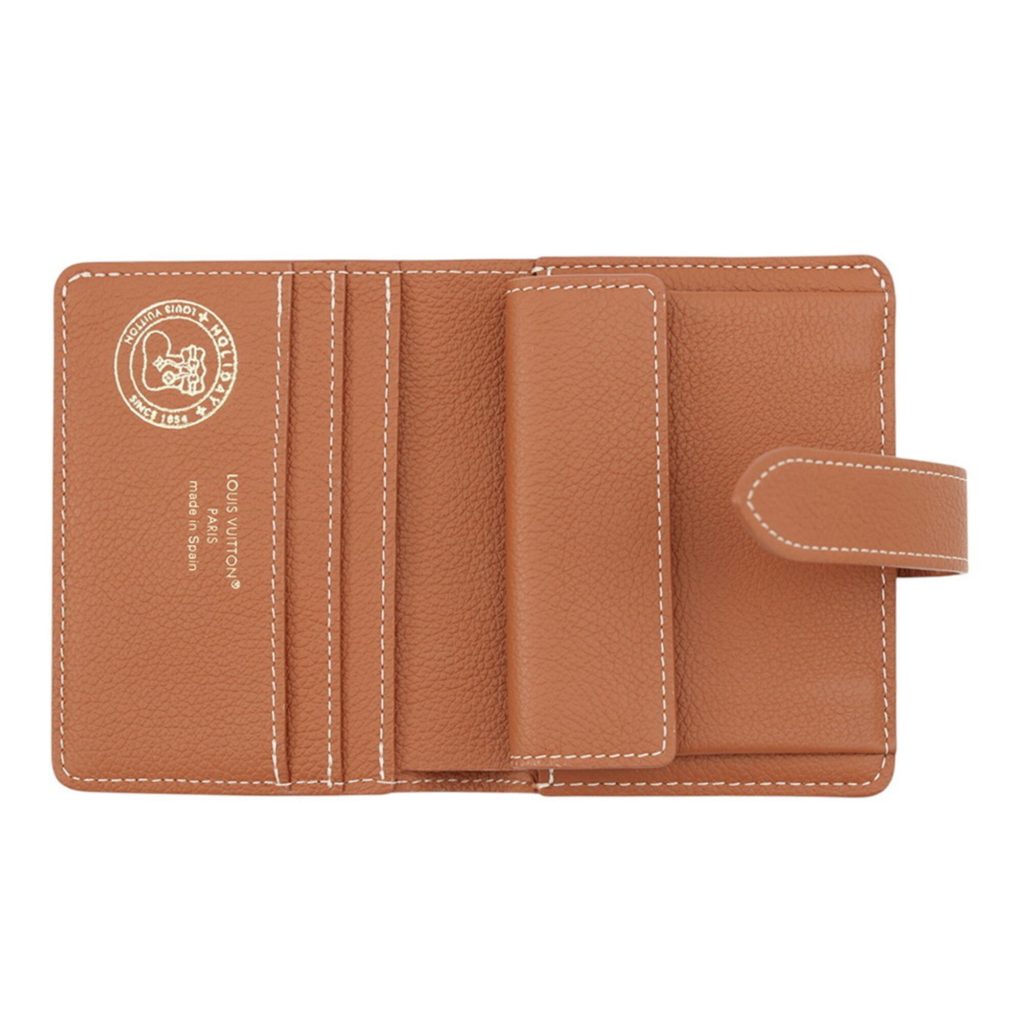 Louis Vuitton Cognac Leather Wallet (Bi-Fold) (Pre-Owned)