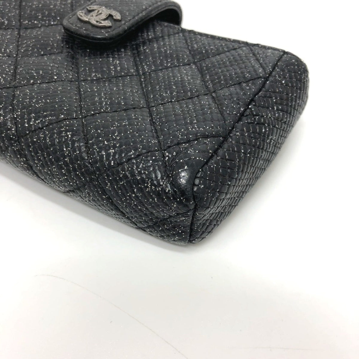 Chanel Black Leather Pouch (Pre-Owned)