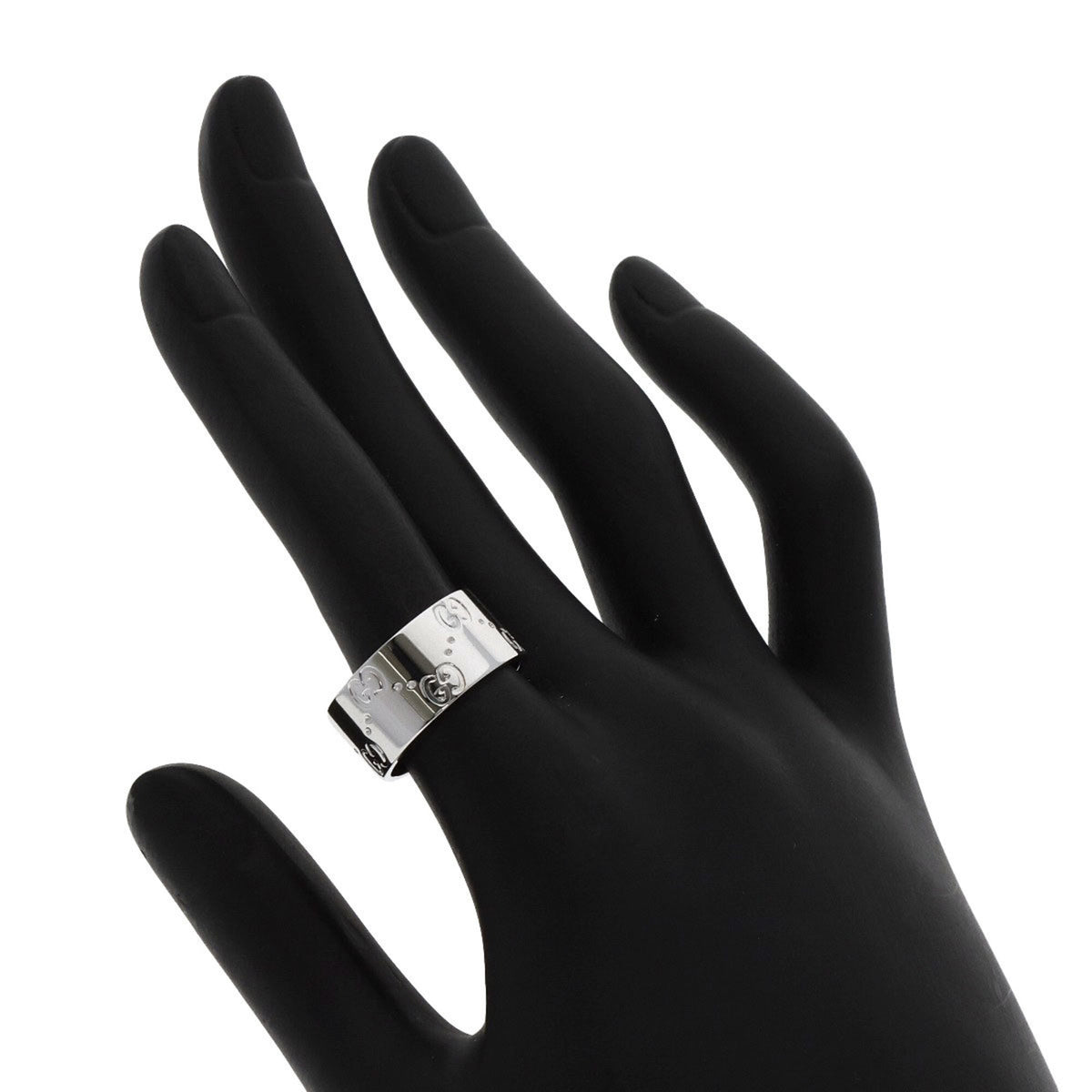 Gucci White Gold (18K) Band Ring (Pre-Owned)