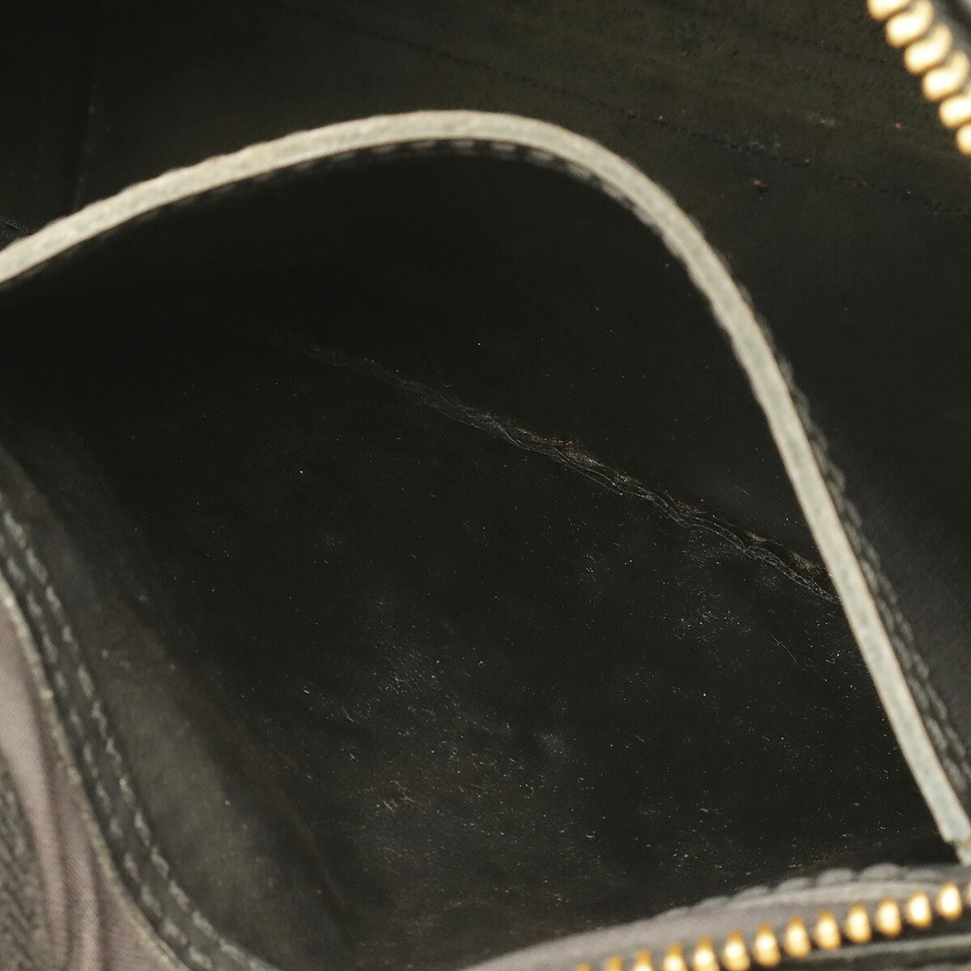 Louis Vuitton Noir Epi Leather Boston Bag Handbag (Pre-Owned)