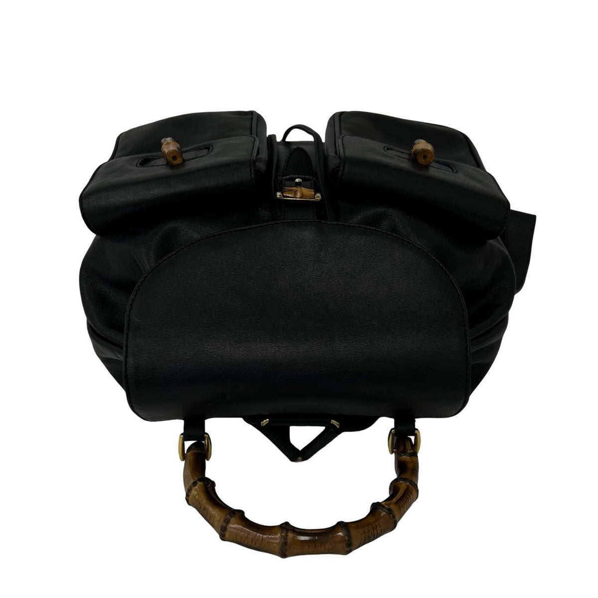 Gucci Black Leather Backpack (Pre-Owned)