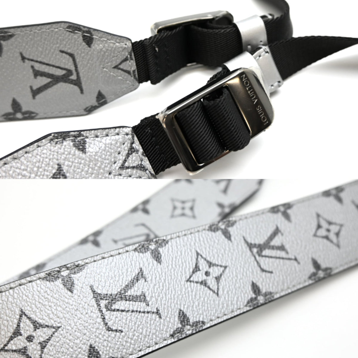 Louis Vuitton Silver Monogram Shoulder Bag (Pre-Owned)