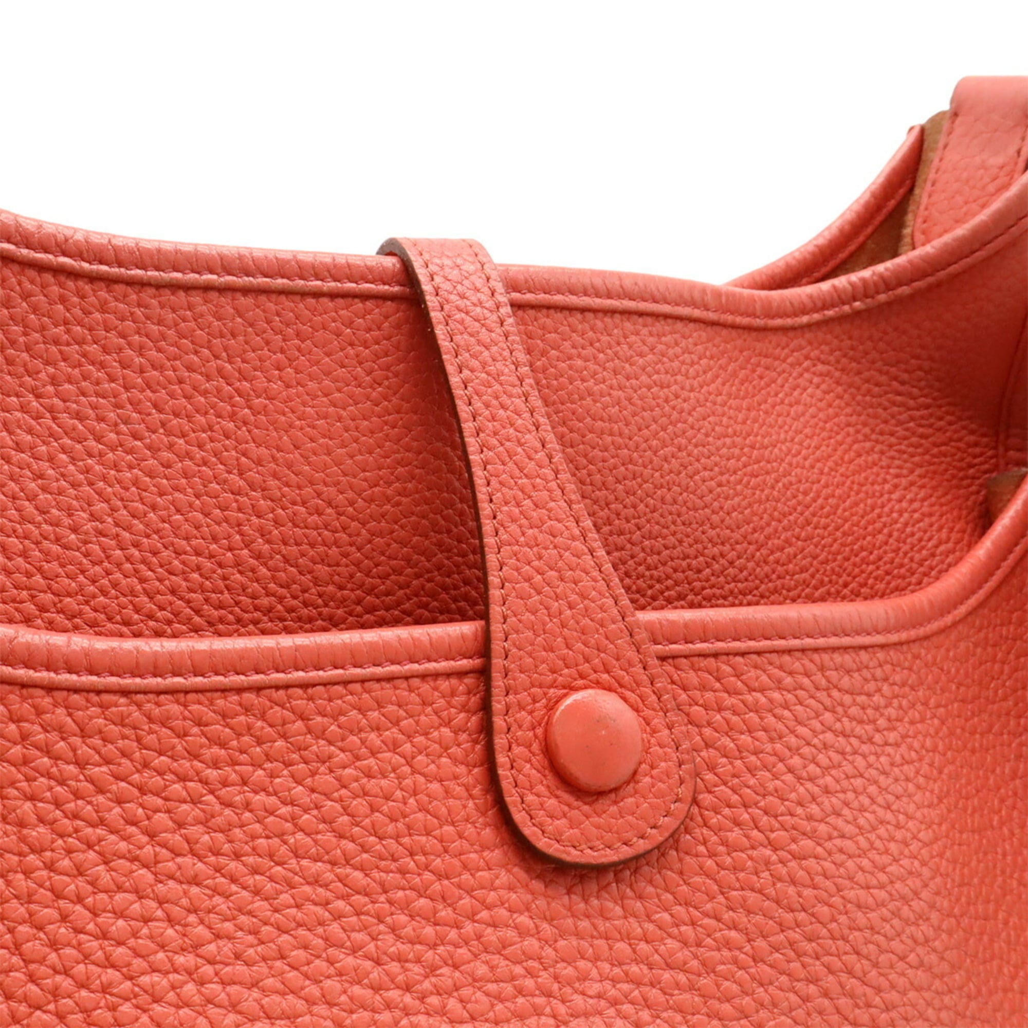 Hermes Bougainvillier Pink Taurillon Clemence Leather Shoulder Bag (Pre-Owned)