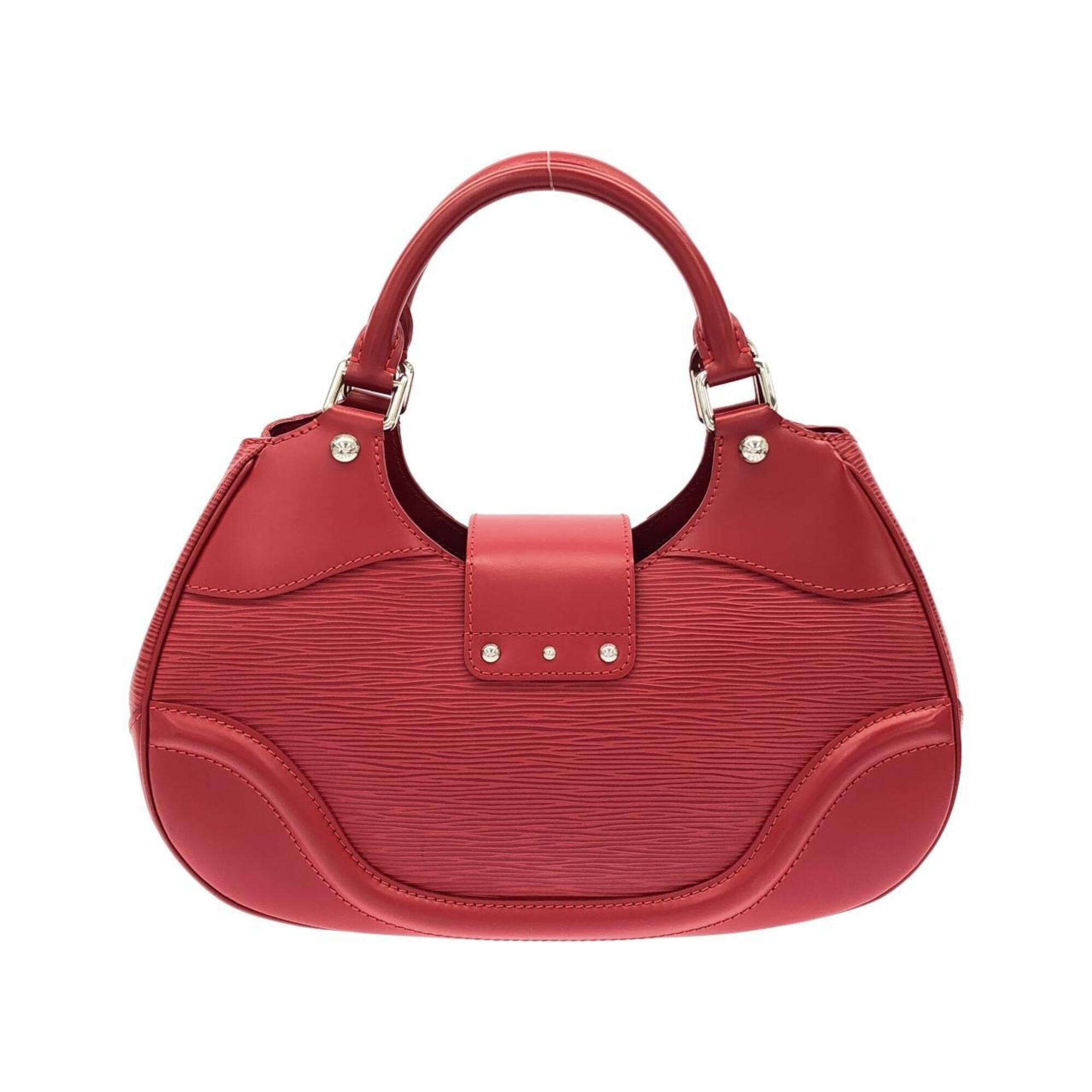 Louis Vuitton Rouge Leather Handbag (Pre-Owned)