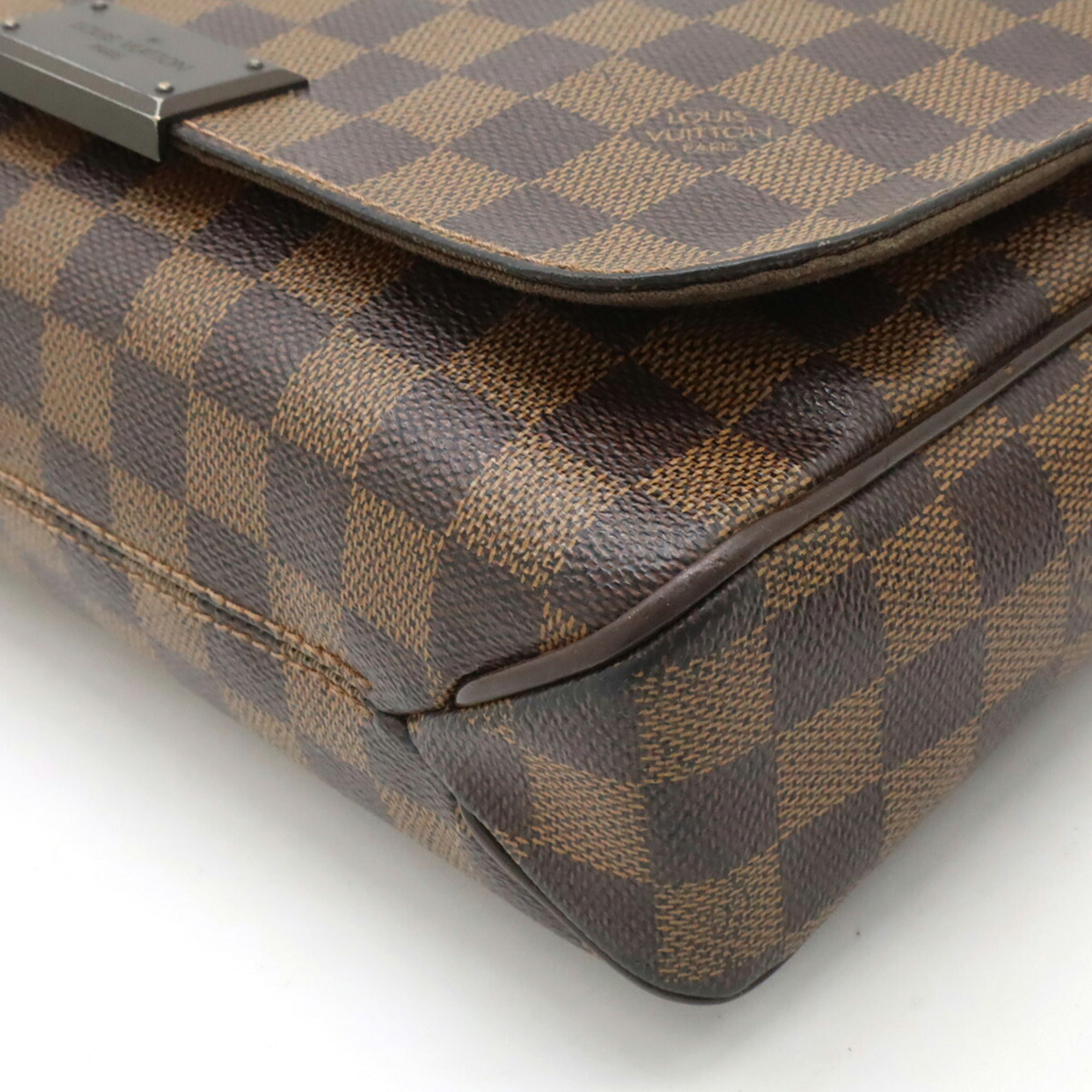 Louis Vuitton Brown Damier Canvas Pvc Shoulder Bag (Pre-Owned)