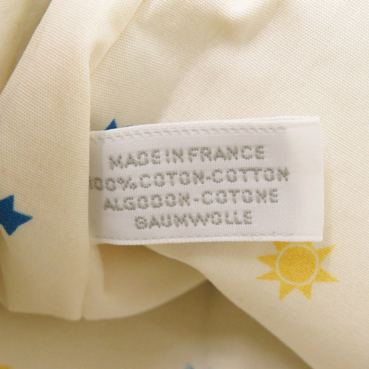 Hermes Light Blue Cotton Pouch (Pre-Owned)