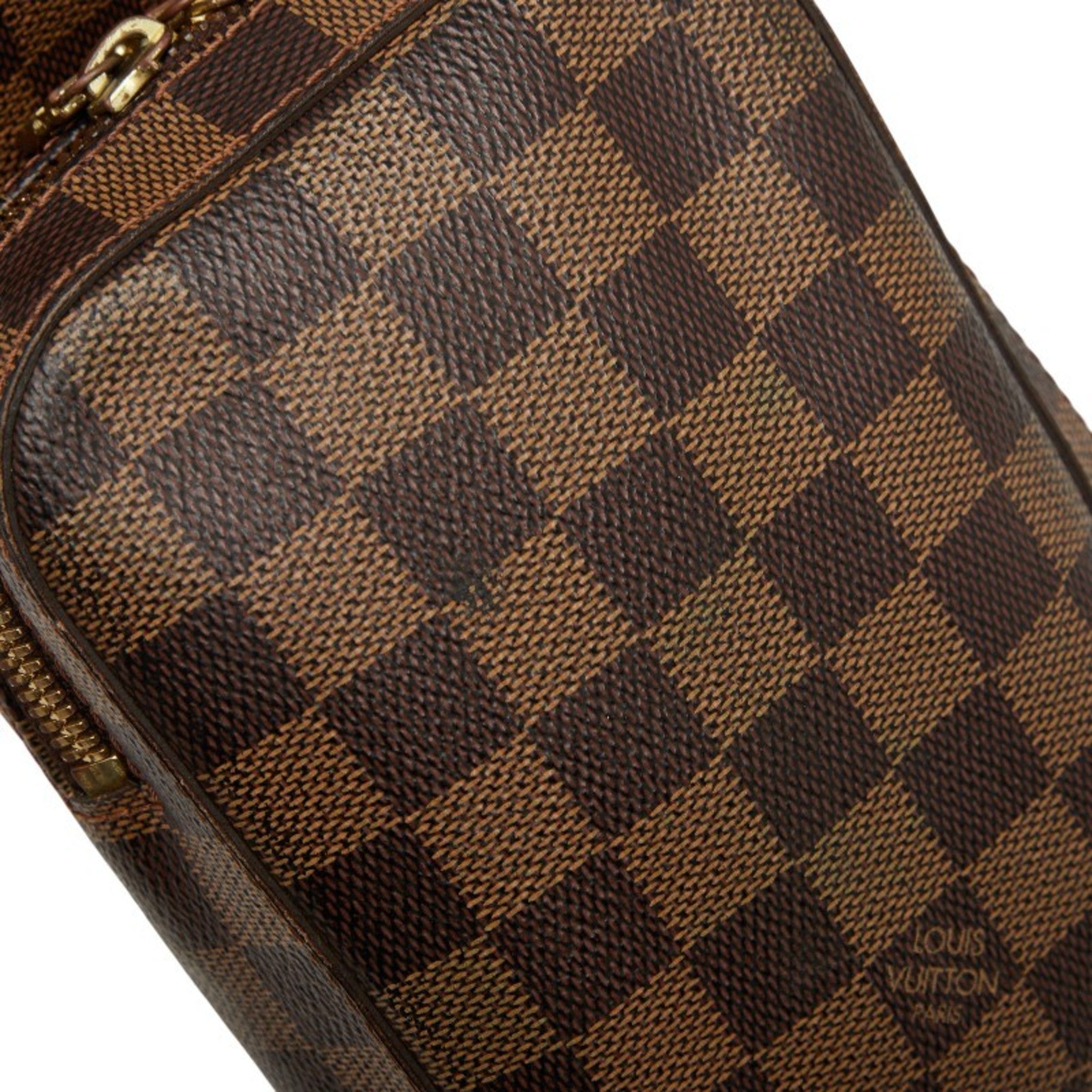 Louis Vuitton Damier Brown Pvc Leather Shoulder Bag Sling Bag (Pre-Owned)