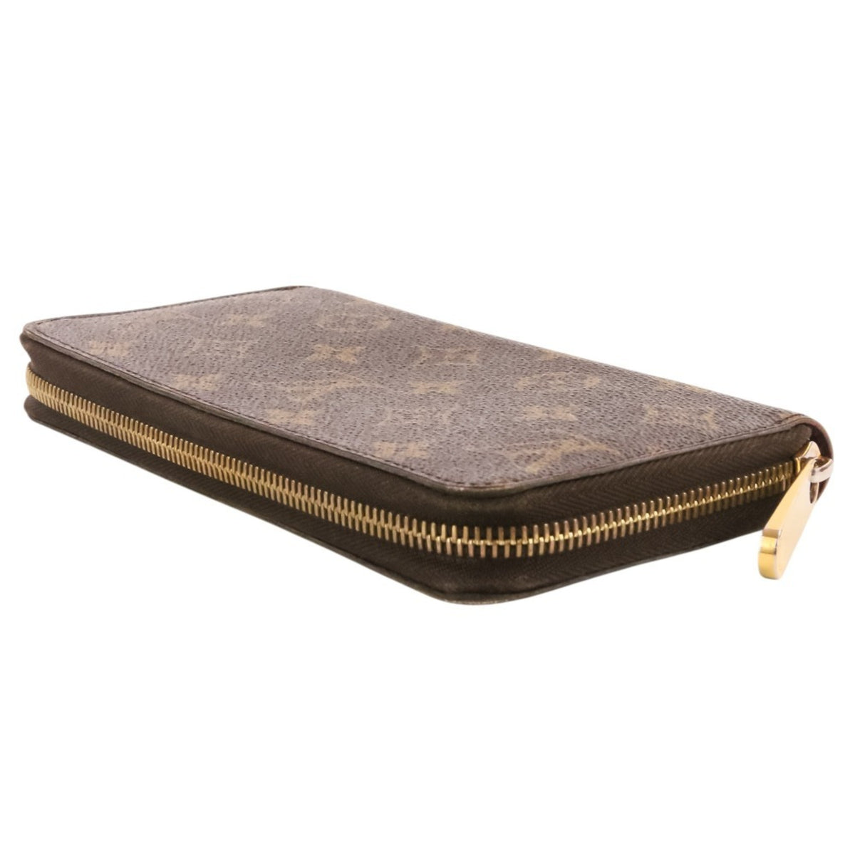 Louis Vuitton Monogram Brown Fuchsia Pink Monogram Long Wallet (Bi-Fold) (Pre-Owned)