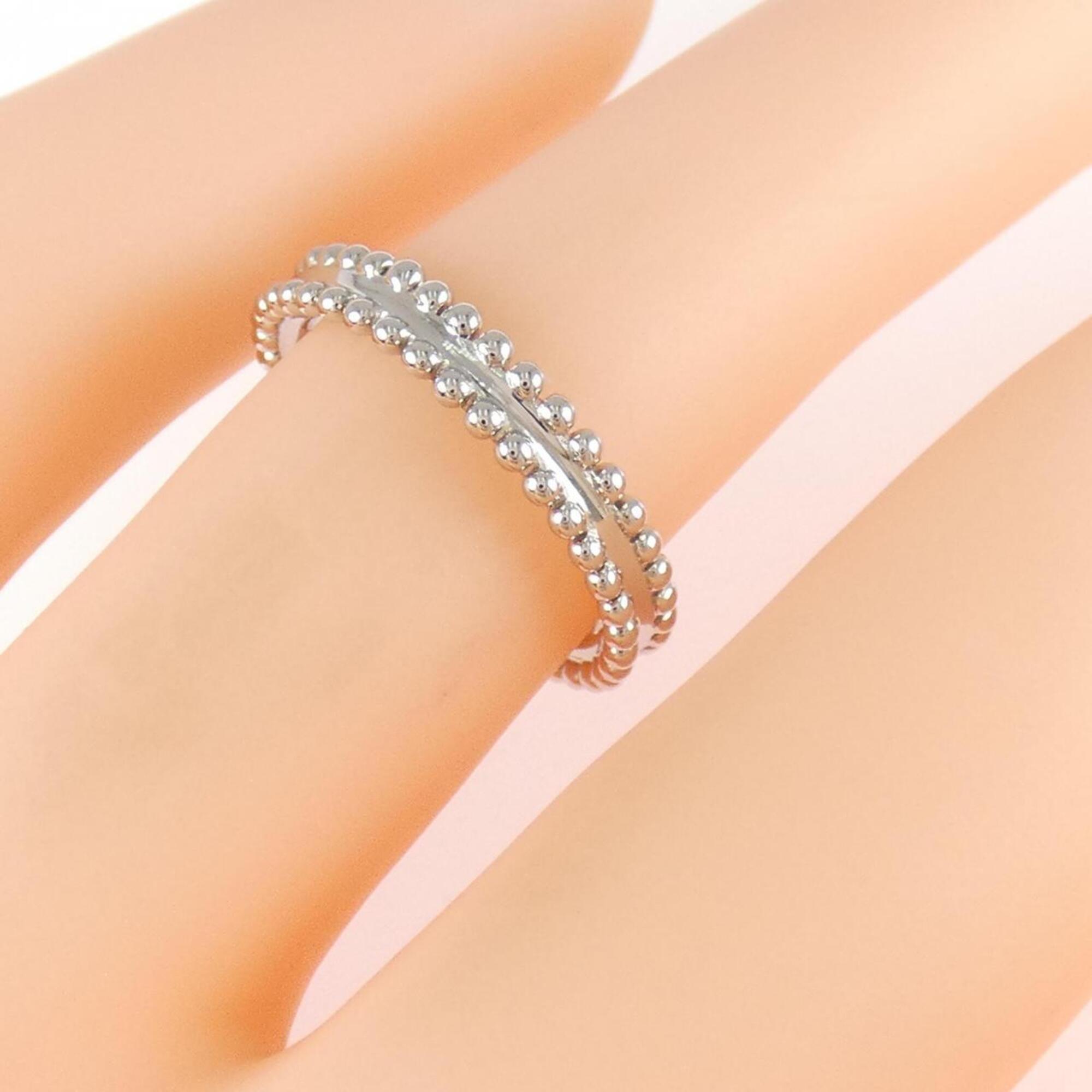 Van Cleef & Arpels Platinum Platinum 950 Band Ring (Pre-Owned)